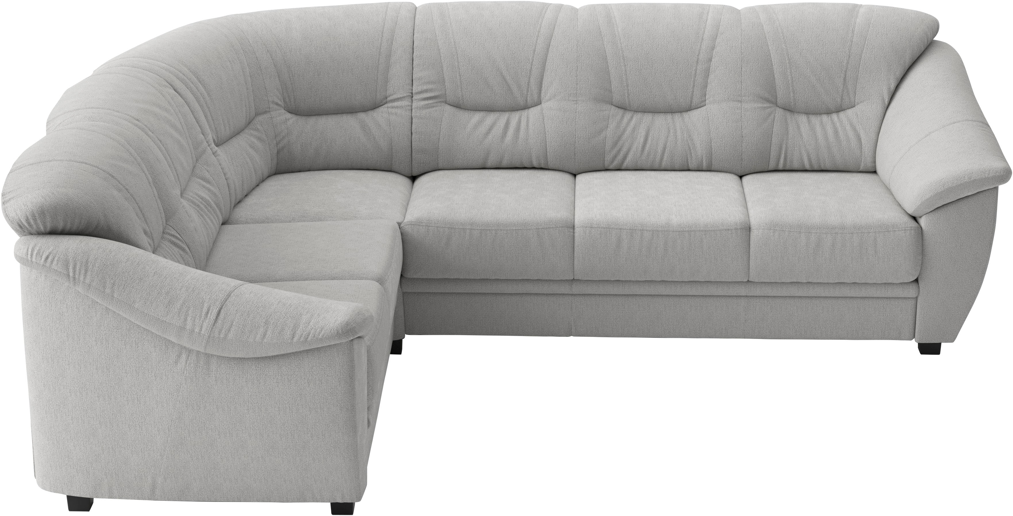 sit&more Ecksofa "Savona L-Form, B. 262 cm, Komfortsitz, Eckcouch mit Stoff- & Lederwahl" mit Schlaffunktion, Liegefl. 120x195 cm