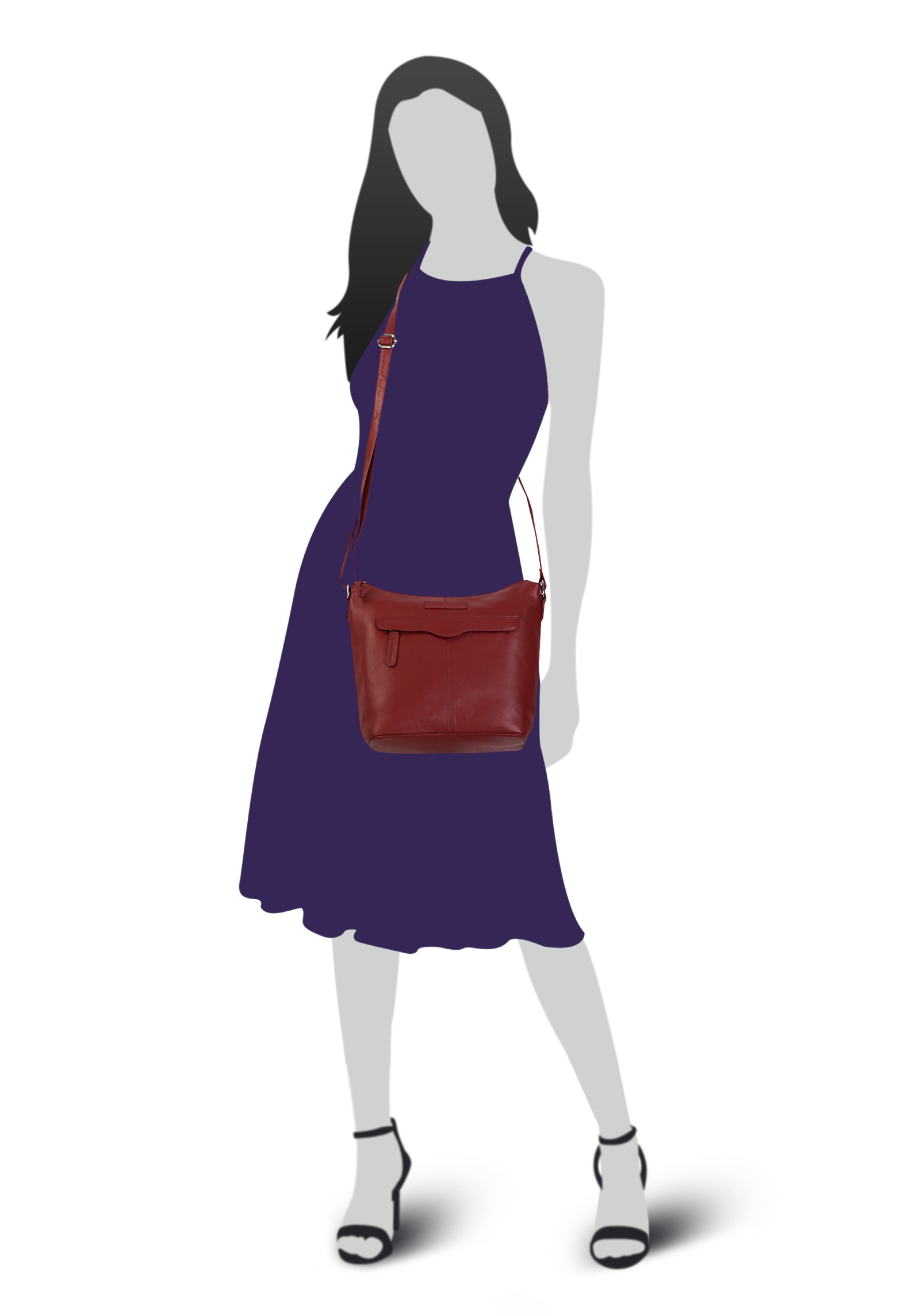 Bruno Banani Umhängetasche echt Leder günstig online kaufen