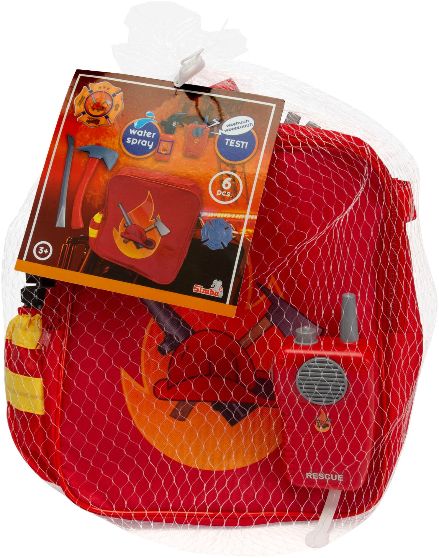 SIMBA Spielzeug-Axt »Feuerwehr Rucksack Set«