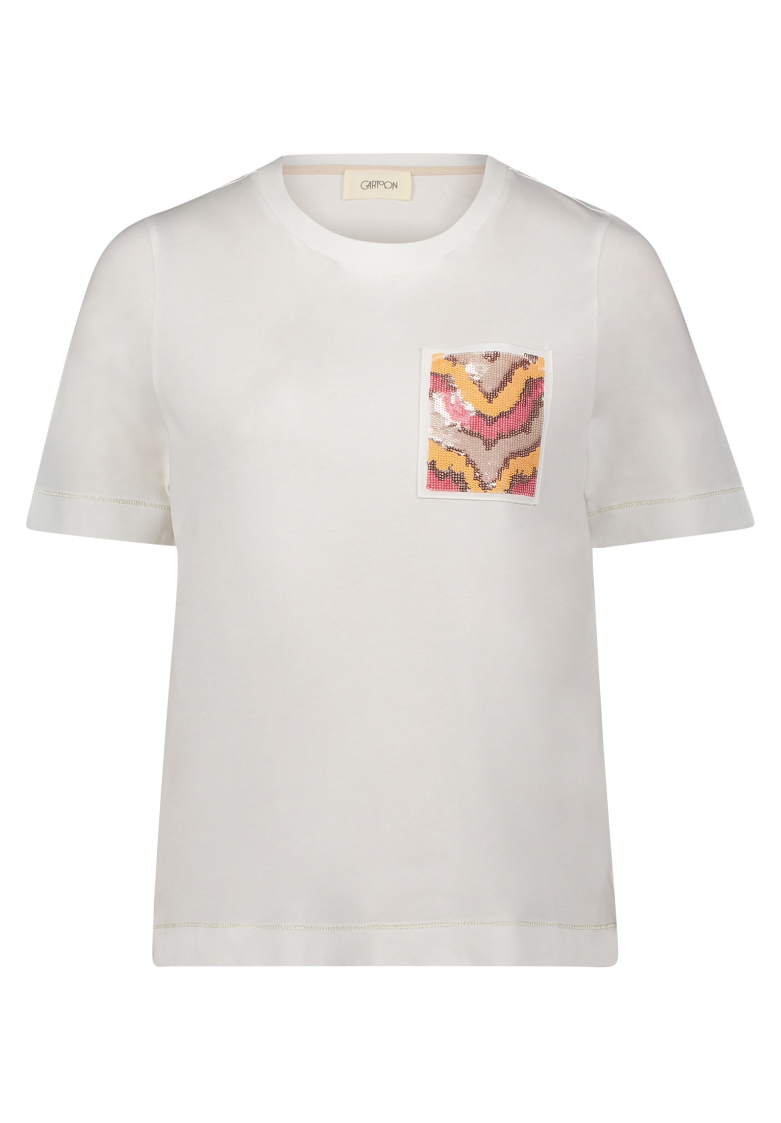 Cartoon Kurzarmshirt "Cartoon Damen Halbarm-Shirt mit Rundhalsausschnitt", günstig online kaufen