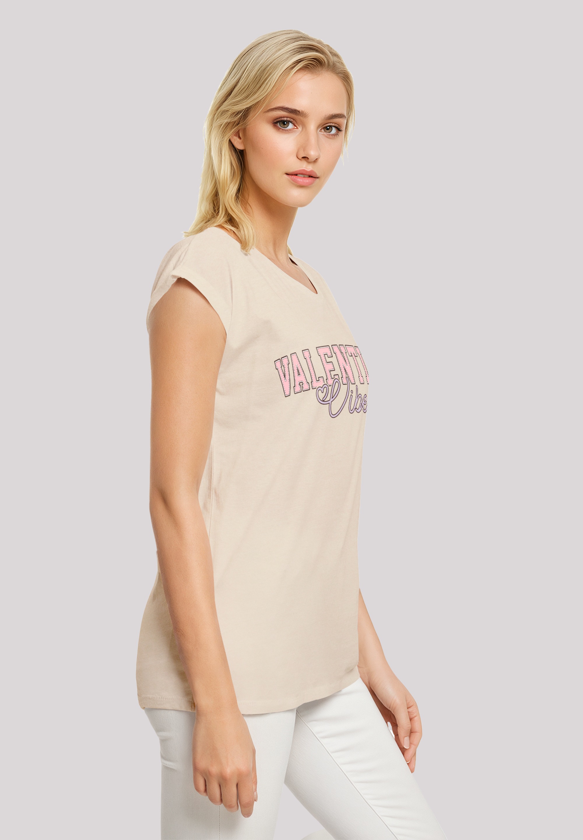 F4NT4STIC T-Shirt »Valentinstag Valentine Vibes«, Premium Qualität