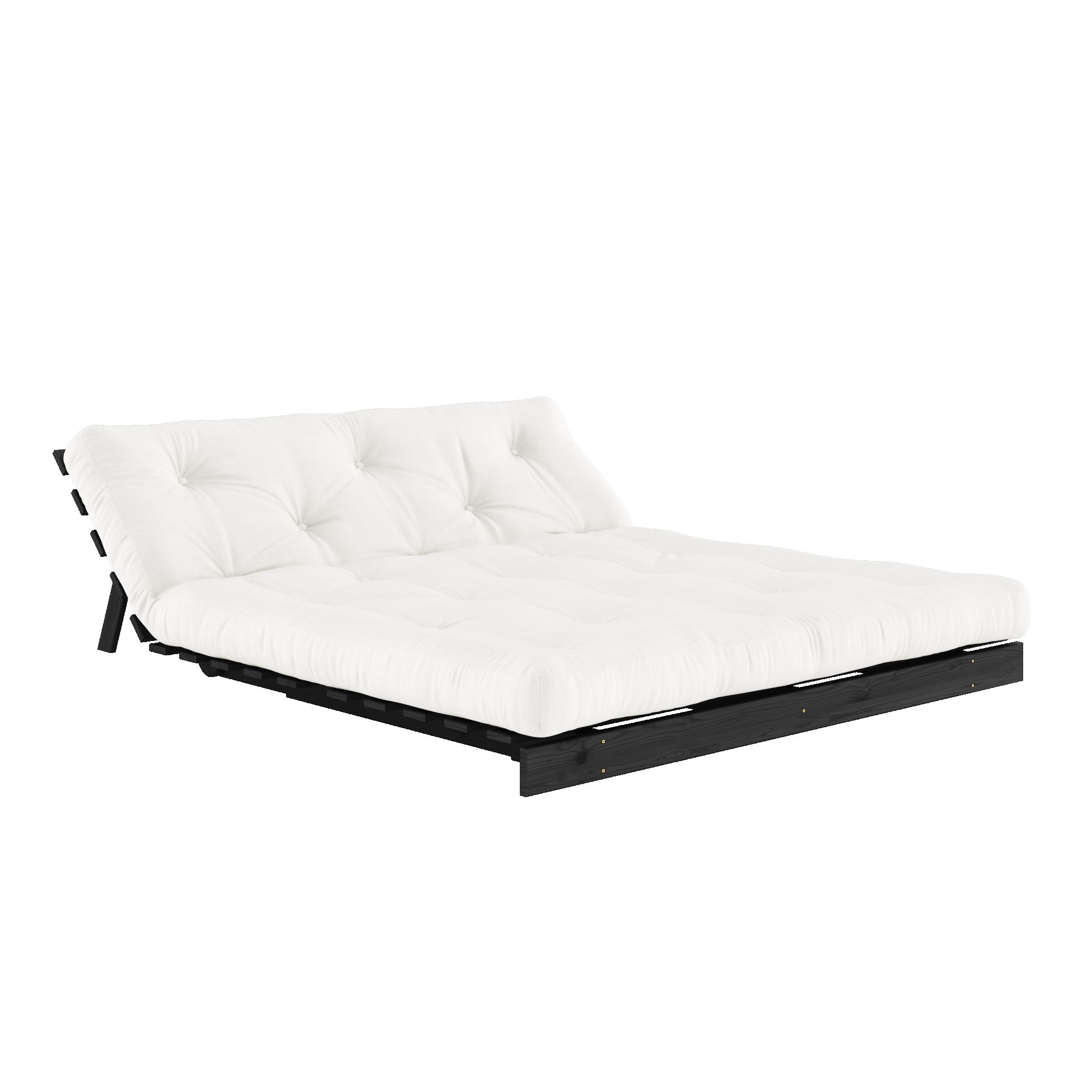 Karup Design Daybett "Roots Sofa Bed, Schlafsofa, Bettfunktion, FSC-Massivholz" Inkl. Futonmatratze, Made in Europe, langlebig, B: 140 oder 160 cm