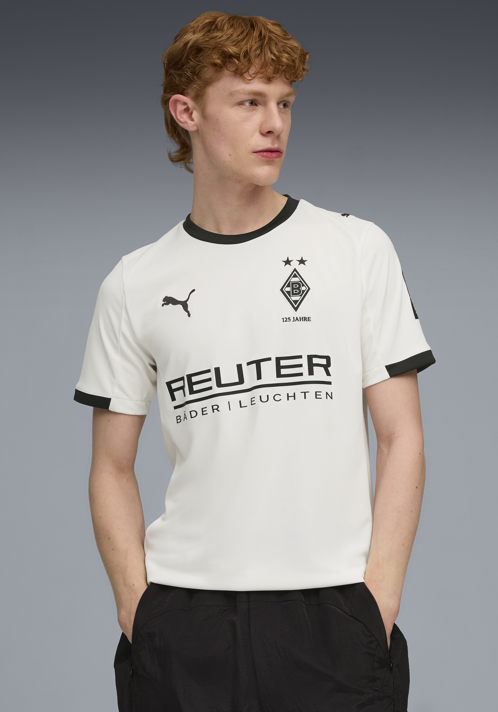 PUMA Trainingstop "BMG HOME JERSEY REPLICA" Regular Fit, sportlicher Stil, günstig online kaufen
