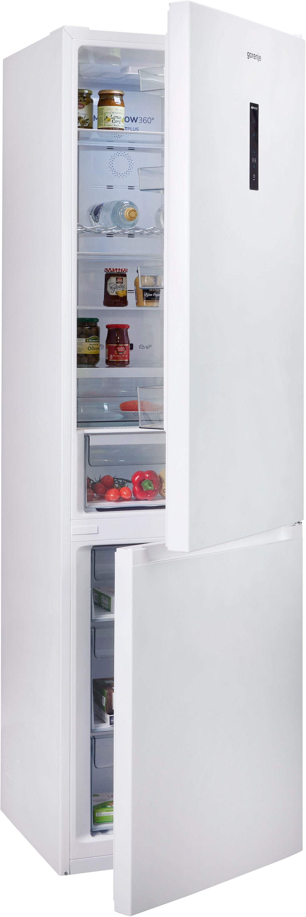 GORENJE Kühl-/Gefrierkombination "NRK620B61W4OT" 200 cm hoch 60 cm breit ke günstig online kaufen