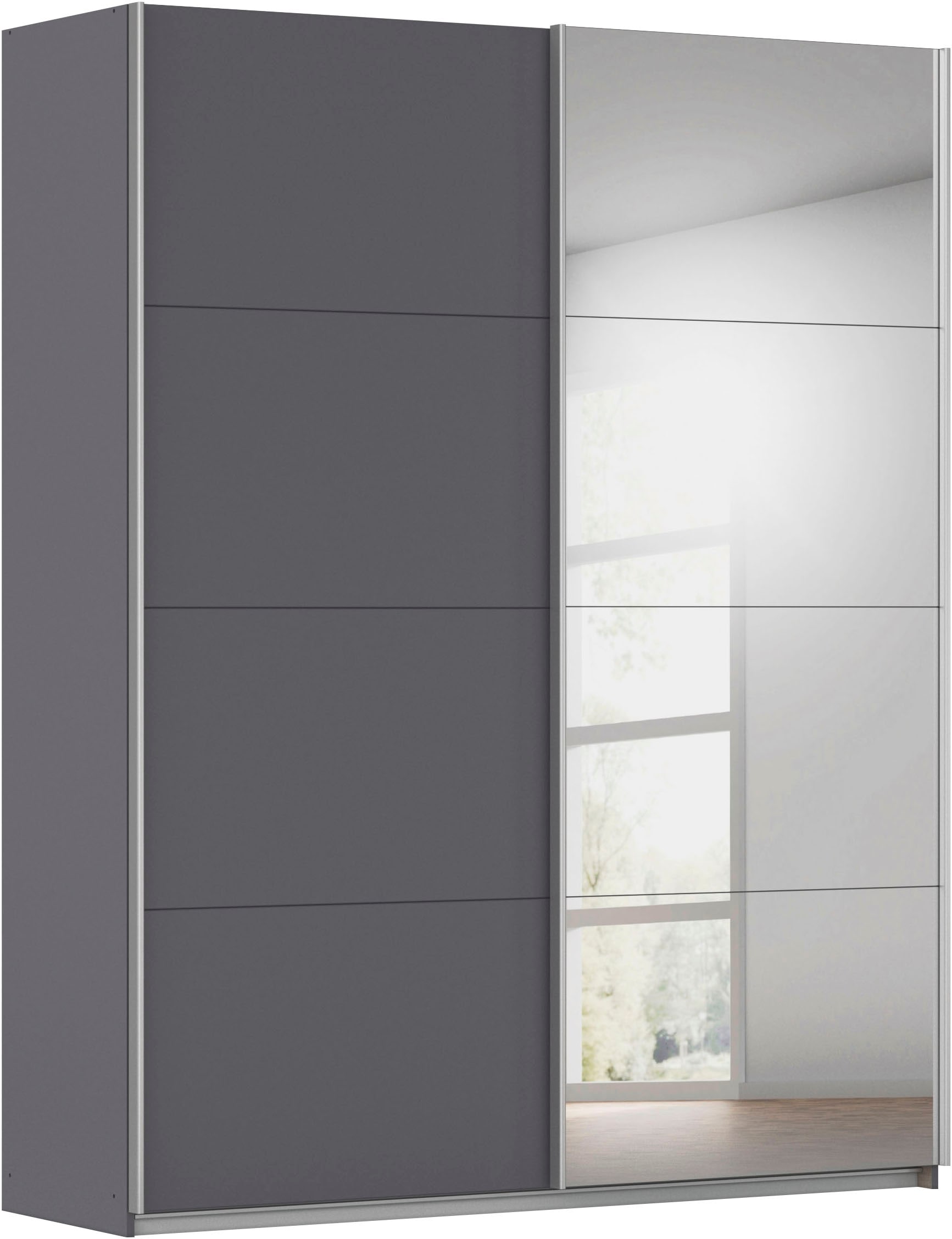 OTTO home Kleiderschrank "Mehrzweckschrank Schwebetürenschrank Mietswohnung Schlafzimmer CORTONA" erhältlich in Breite: 136/181/203/226/271/315/360 cm, Höhe: 210/229 cm, in 3 Ausstattungen BASIC/CLASSIC/PREMIUM (SOFT-CLOSE) MADE IN GERMANY