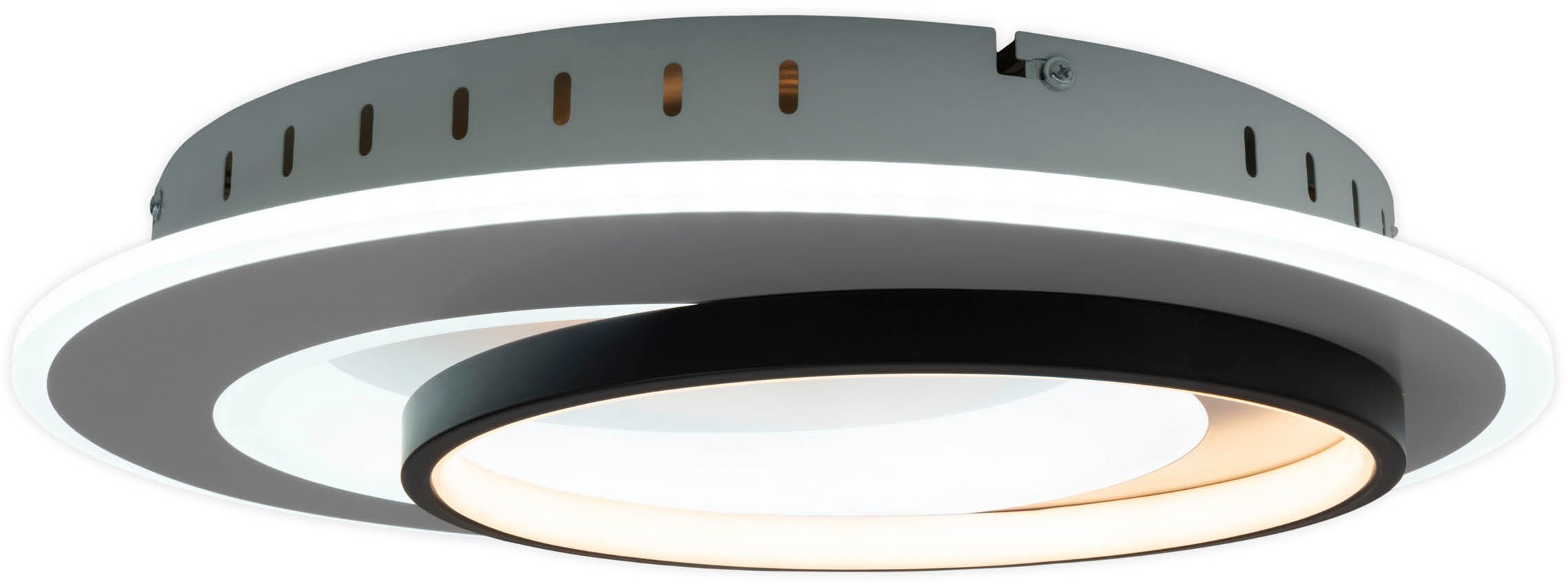 näve LED Deckenleuchte »Malea«, 1 flammig, Leuchtmittel LED-Modul | LED wechselbar, dimmbar per Fernbedienung, CCT, Memory, Nachtlicht, D: 49 cm, weiß