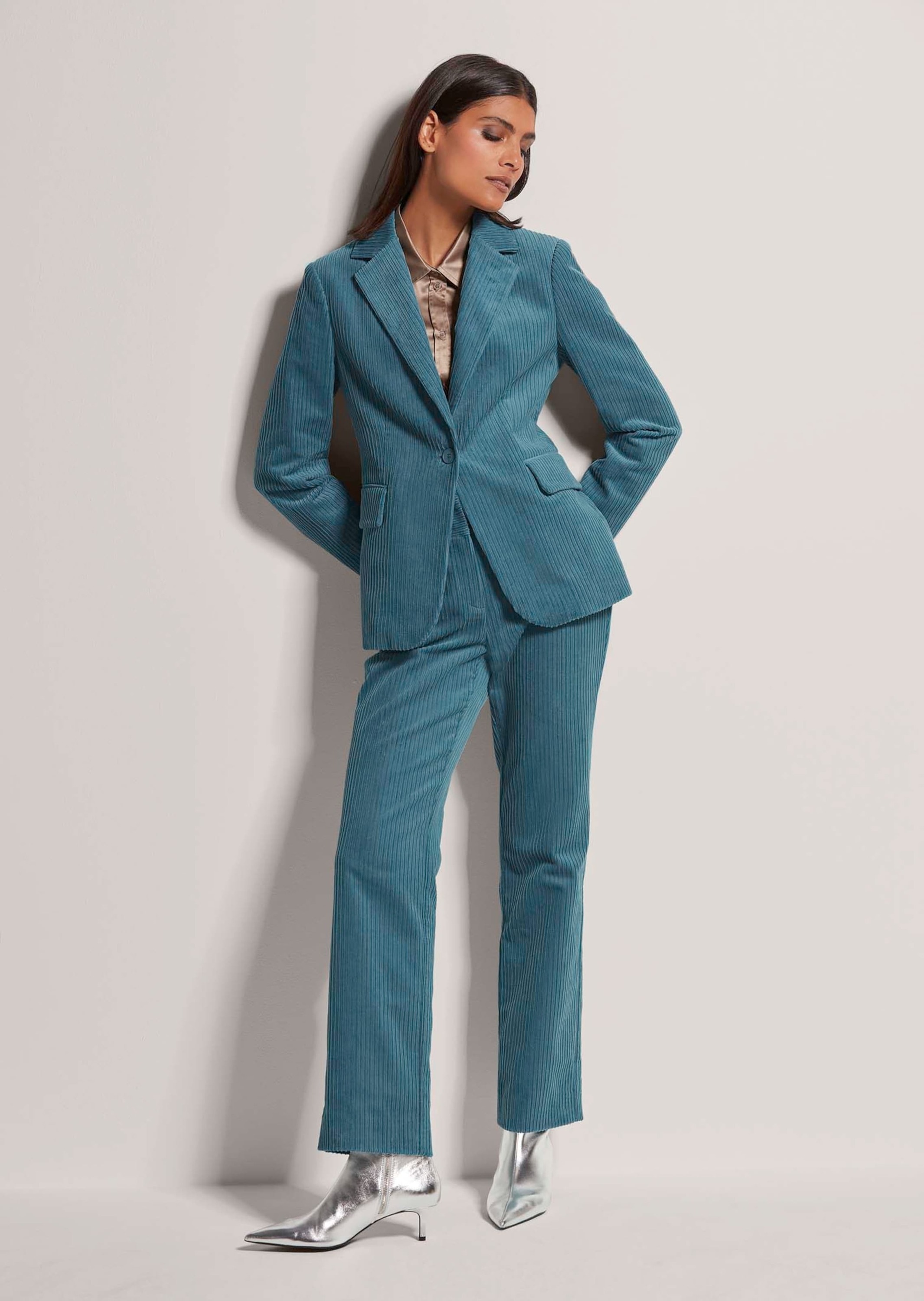 MADELEINE Jerseyblazer "Cordblazer Klassischer Cordblazer mit Reverskragen" günstig online kaufen