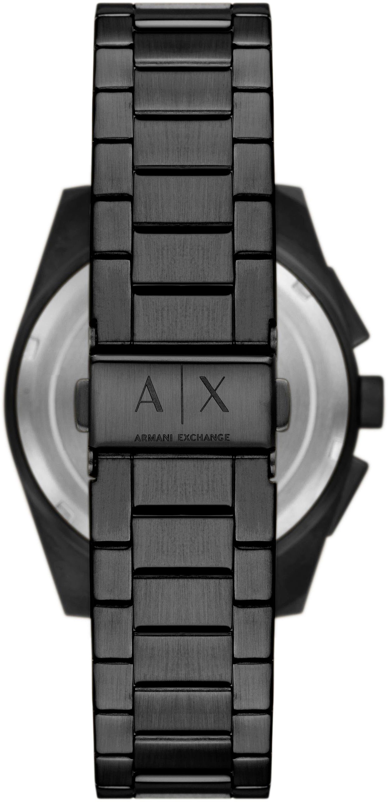 ARMANI EXCHANGE Chronograph, Quarzuhr, Armbanduhr, Herrenuhr, Edelstahlarmband, Tag, Stoppfunktion