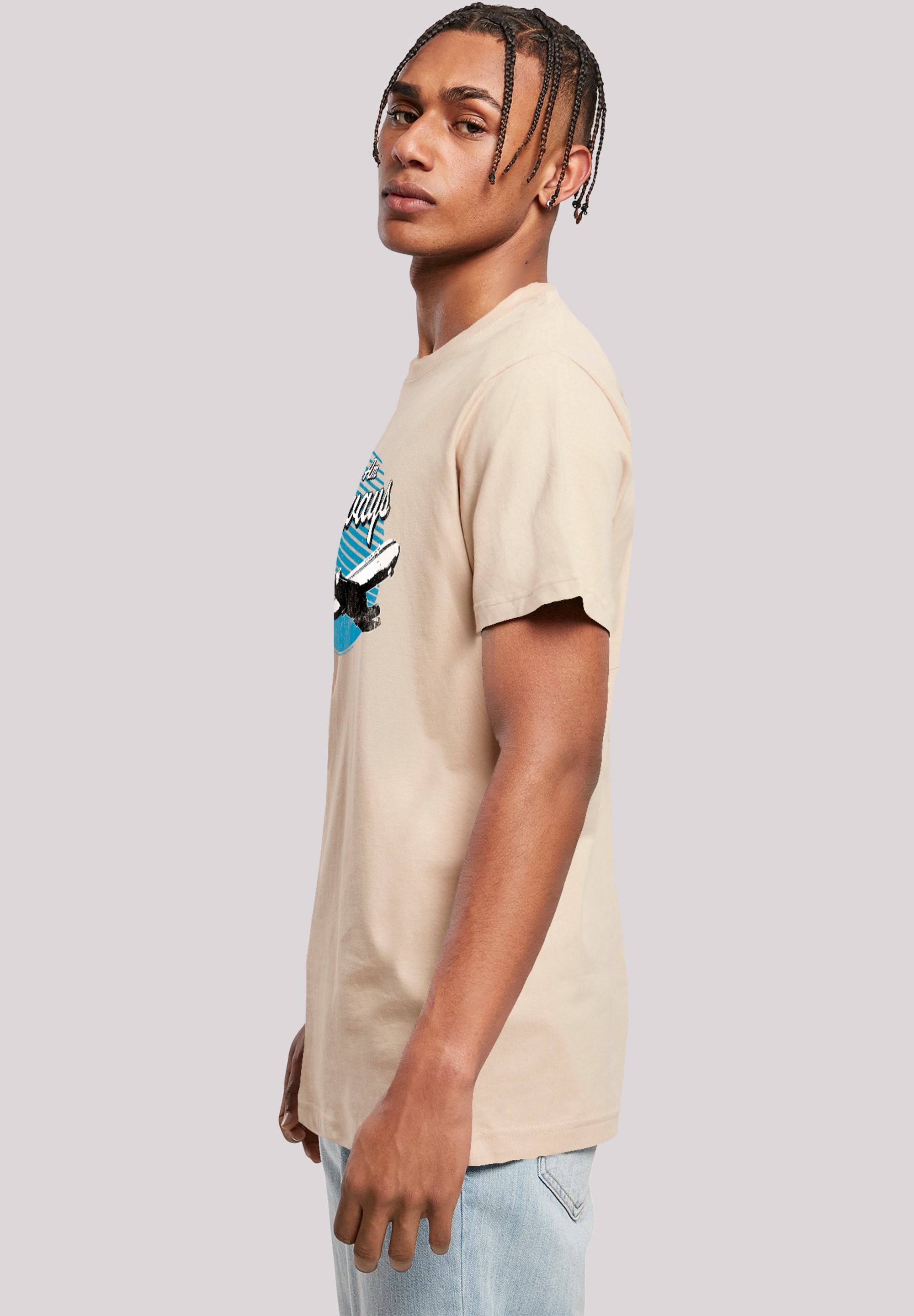F4NT4STIC T-Shirt »Pan Am Airways Retro Plane Take Off«, Premium Qualität