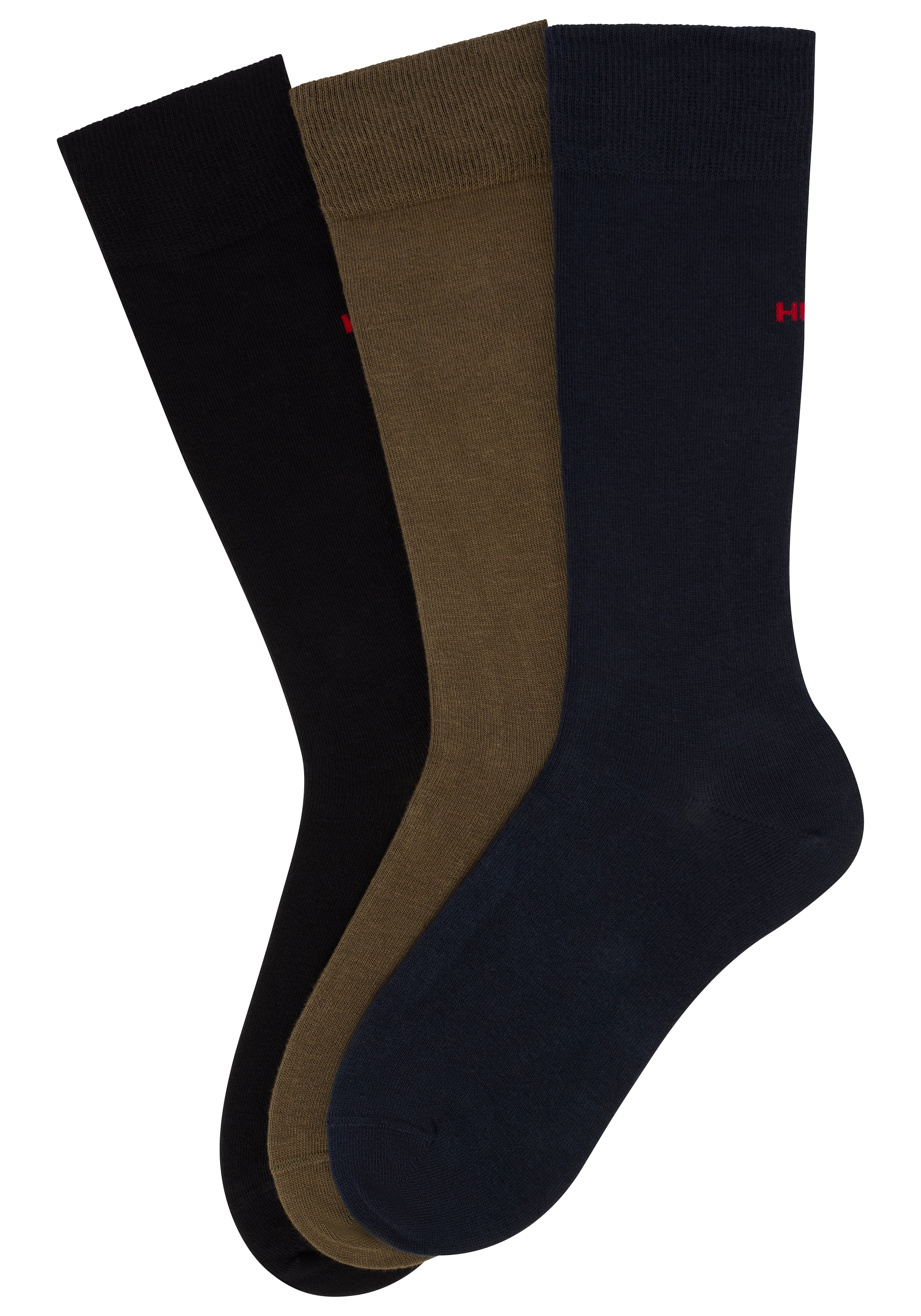 HUGO Underwear Businesssocken "3P RS UNI CC", (Packung, 3 Paar, 3er Pack), günstig online kaufen