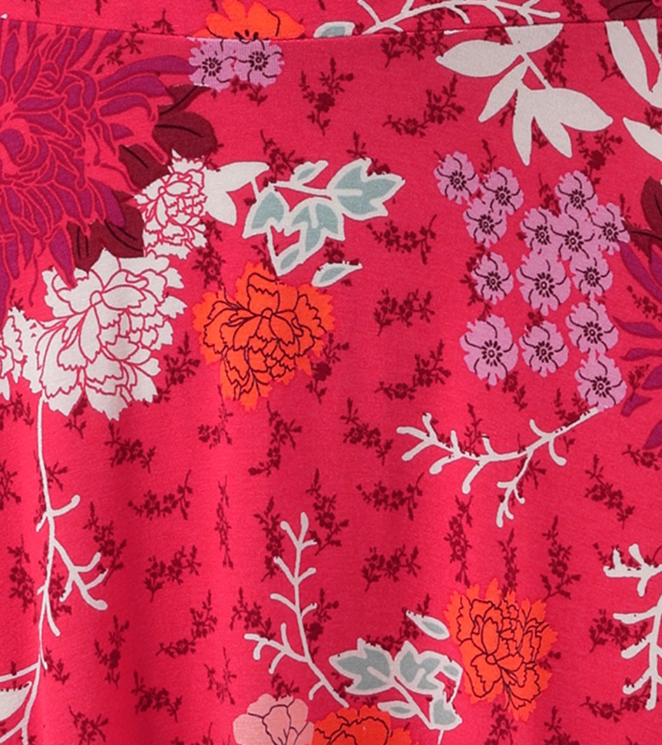 Aniston CASUAL Jerseykleid, mit fantasievollem Blumendruck- jedes Teil ein günstig online kaufen