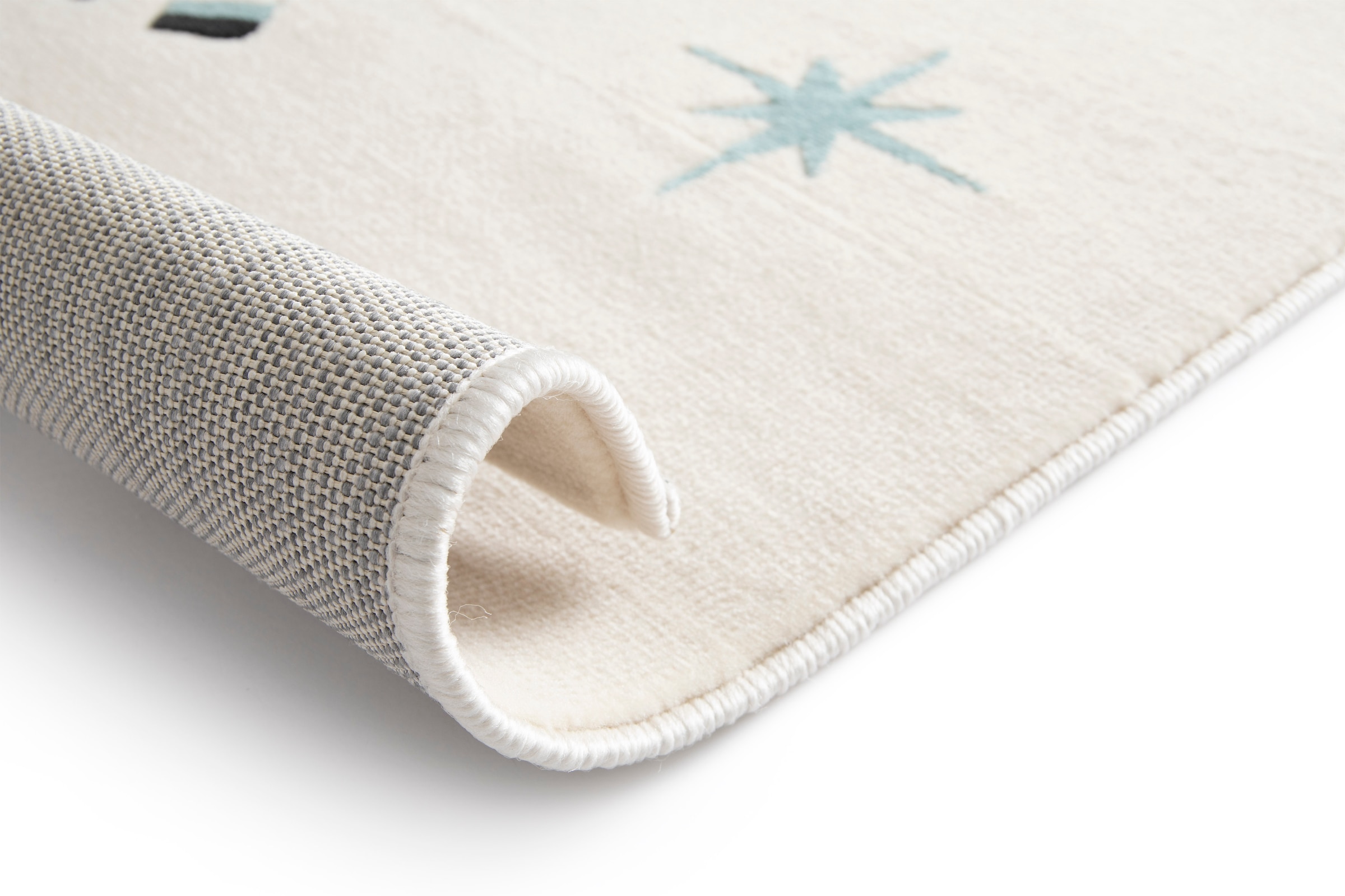 Primaflor-Ideen in Textil Kinderteppich »COCOON - Sternenfuchs«, rechteckig, 6 mm Höhe, Kurzflor, Motiv Fuchs