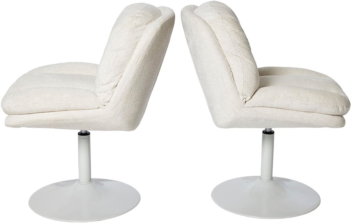 Jahnke Schalenstuhl »KISS TWIST DUO« () 2er Set, drehbar, gepolstert, Metallgestell, B:50,5xT:62xH:80 cm