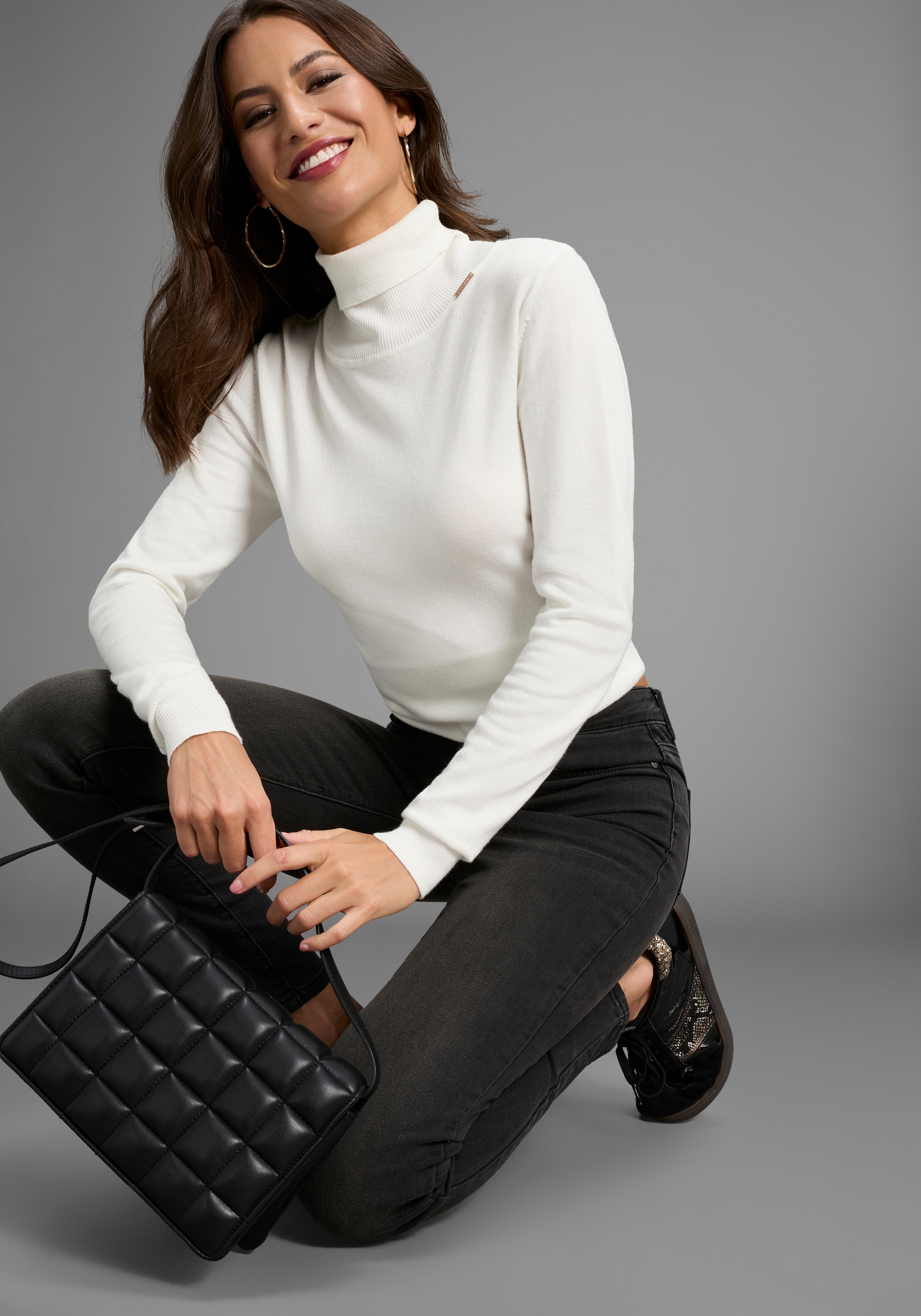 Arizona 5-Pocket-Jeans extra-eng geschnittene Beine, hohe Leibhöhe, Skinny Fit