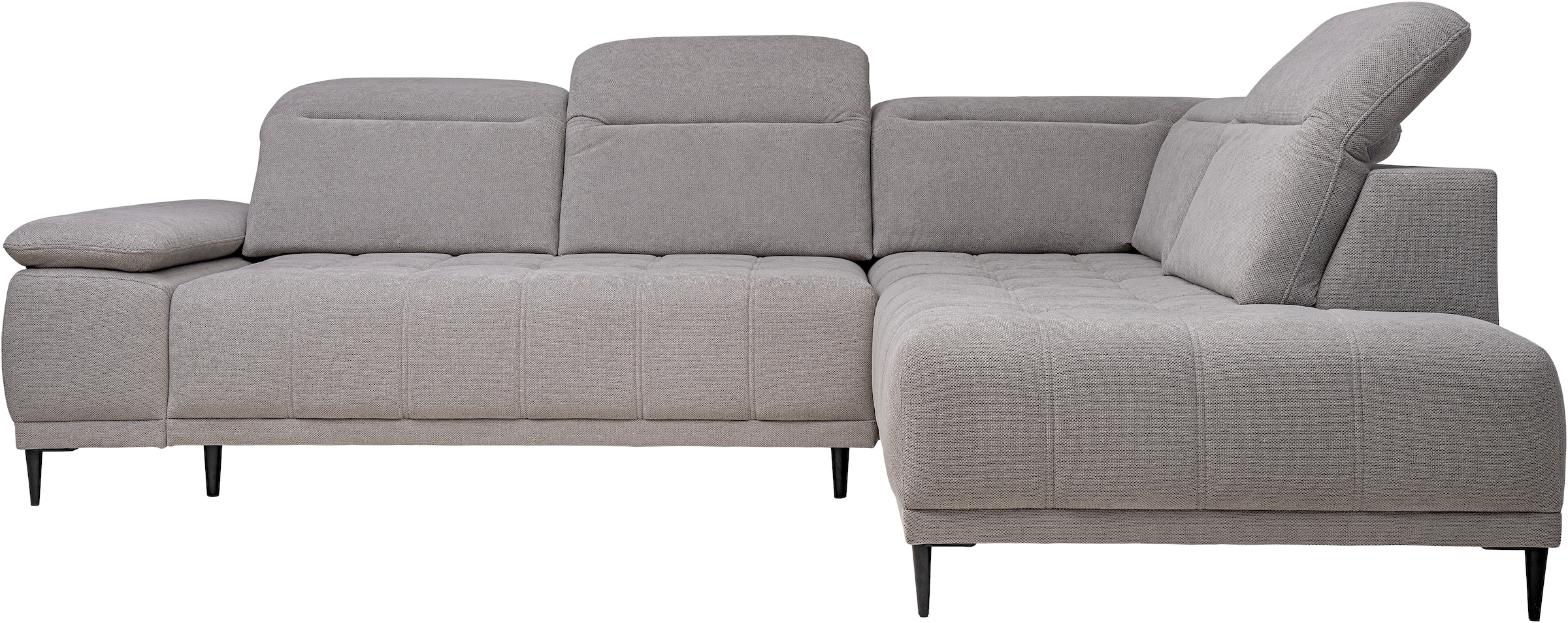 WERK2 Ecksofa "Focus-L, elektrisch erweiterbare Sitztiefe um ca. 30 cm, L-F günstig online kaufen
