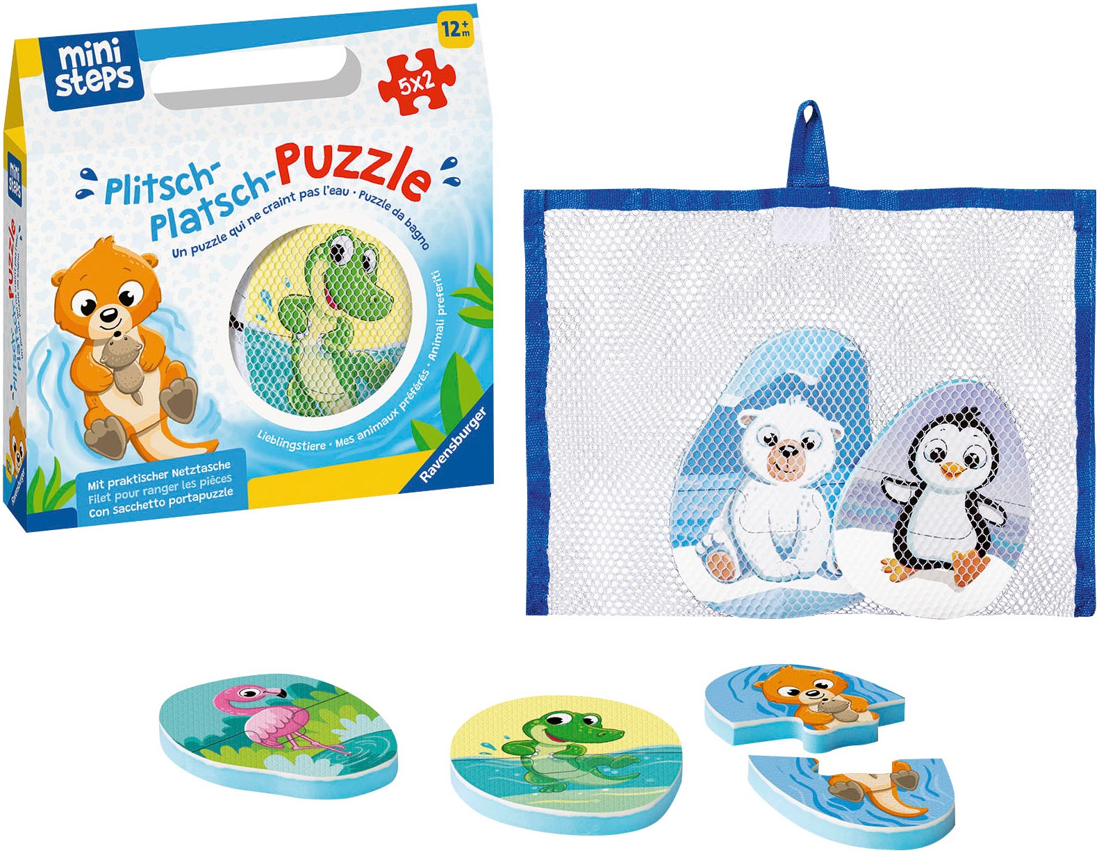 Ravensburger Puzzle »Plitsch-Platsch-Puzzle Lieblingstiere«