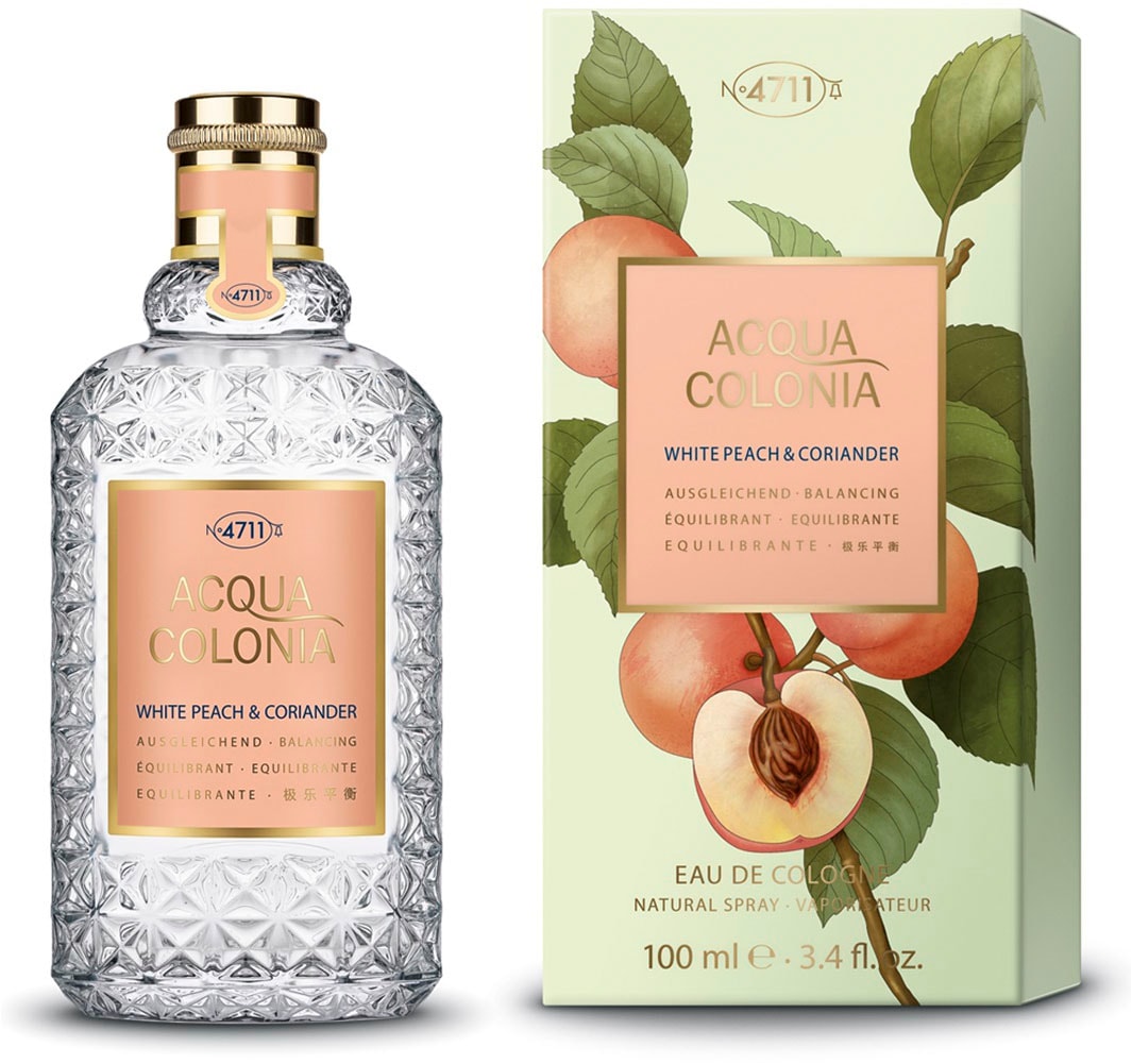 Eau de Cologne »4711 Acqua Colonia WHITE PEACH & CORIANDER EAU DE COLOGNE NATURAL...