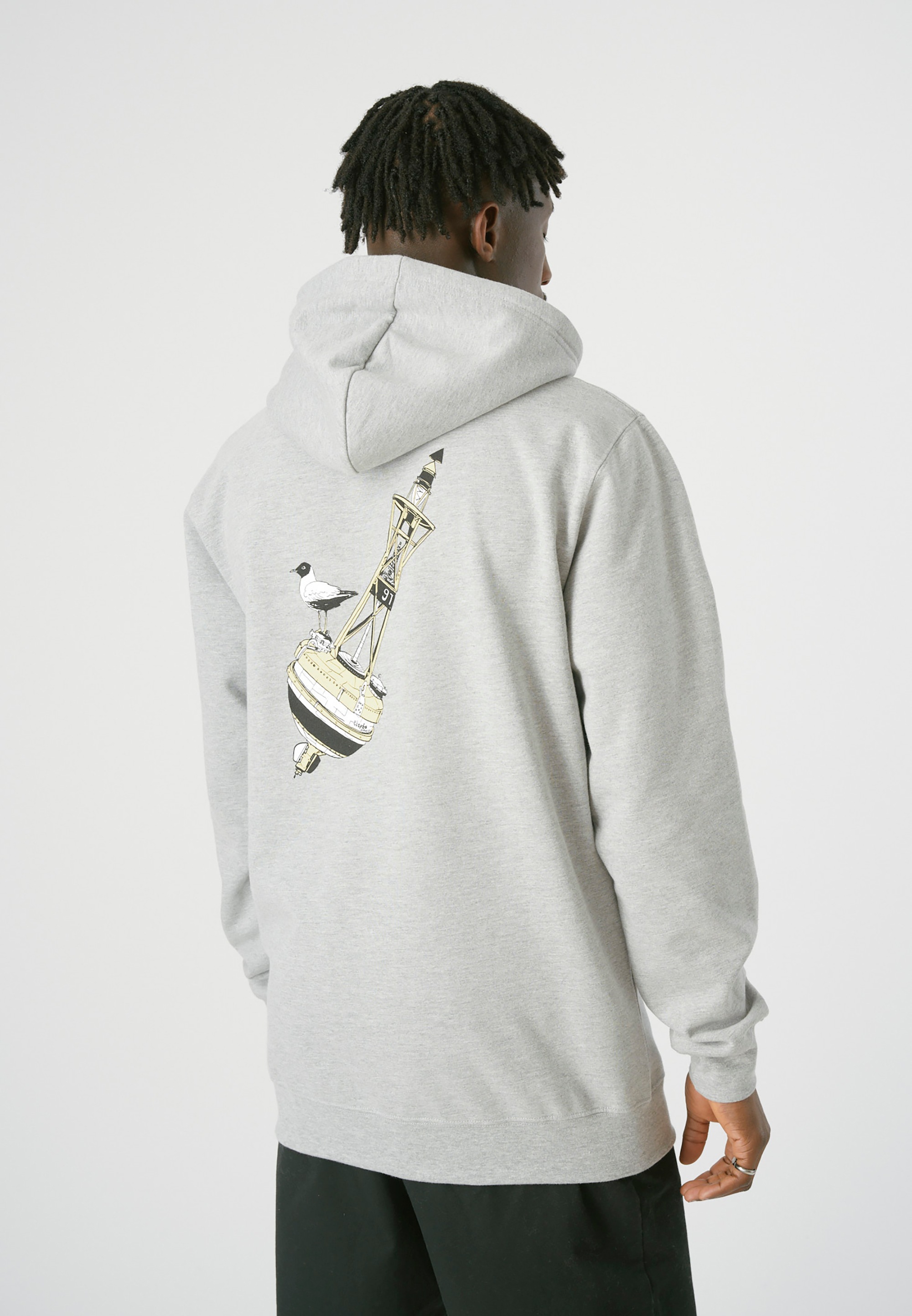 Cleptomanicx Kapuzensweatshirt »Buoys Boje«, mit coolem Rückenprint