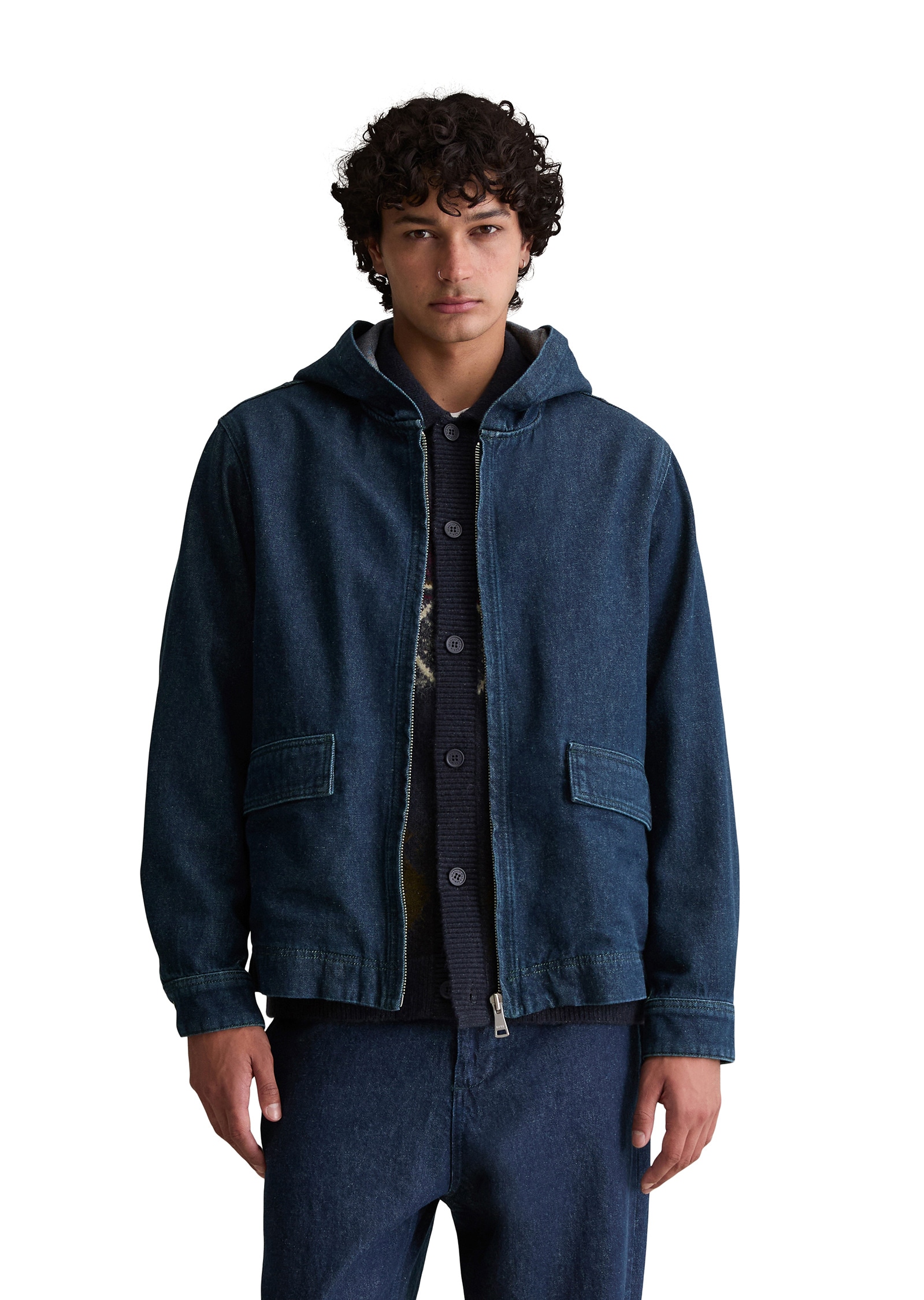 Marc OPolo DENIM Jeansjacke "aus Denim mit europäischen Brennnesselfasern" günstig online kaufen