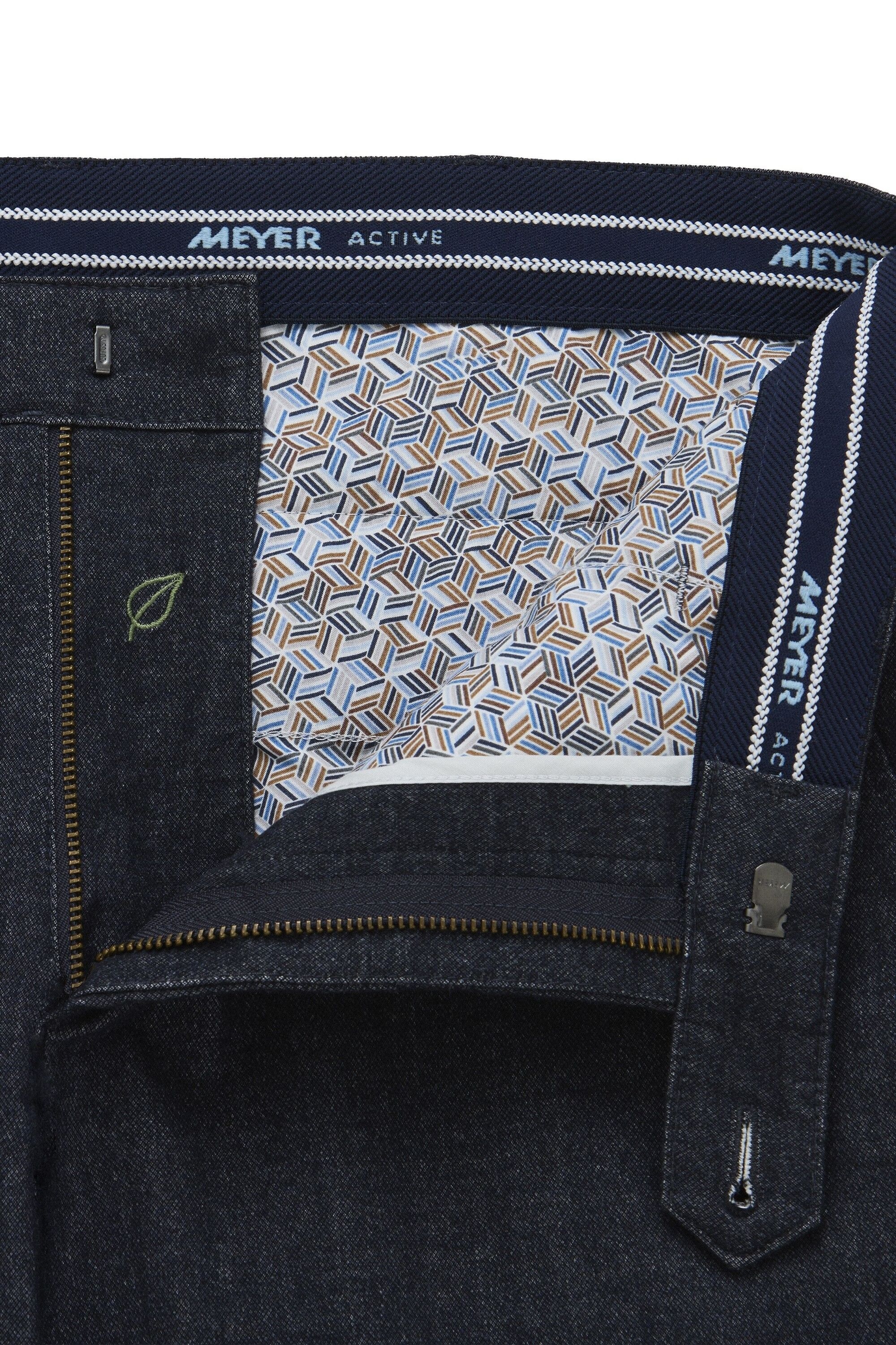 MEYER Chinos »Paris 2-3609«  im Jersey Look
