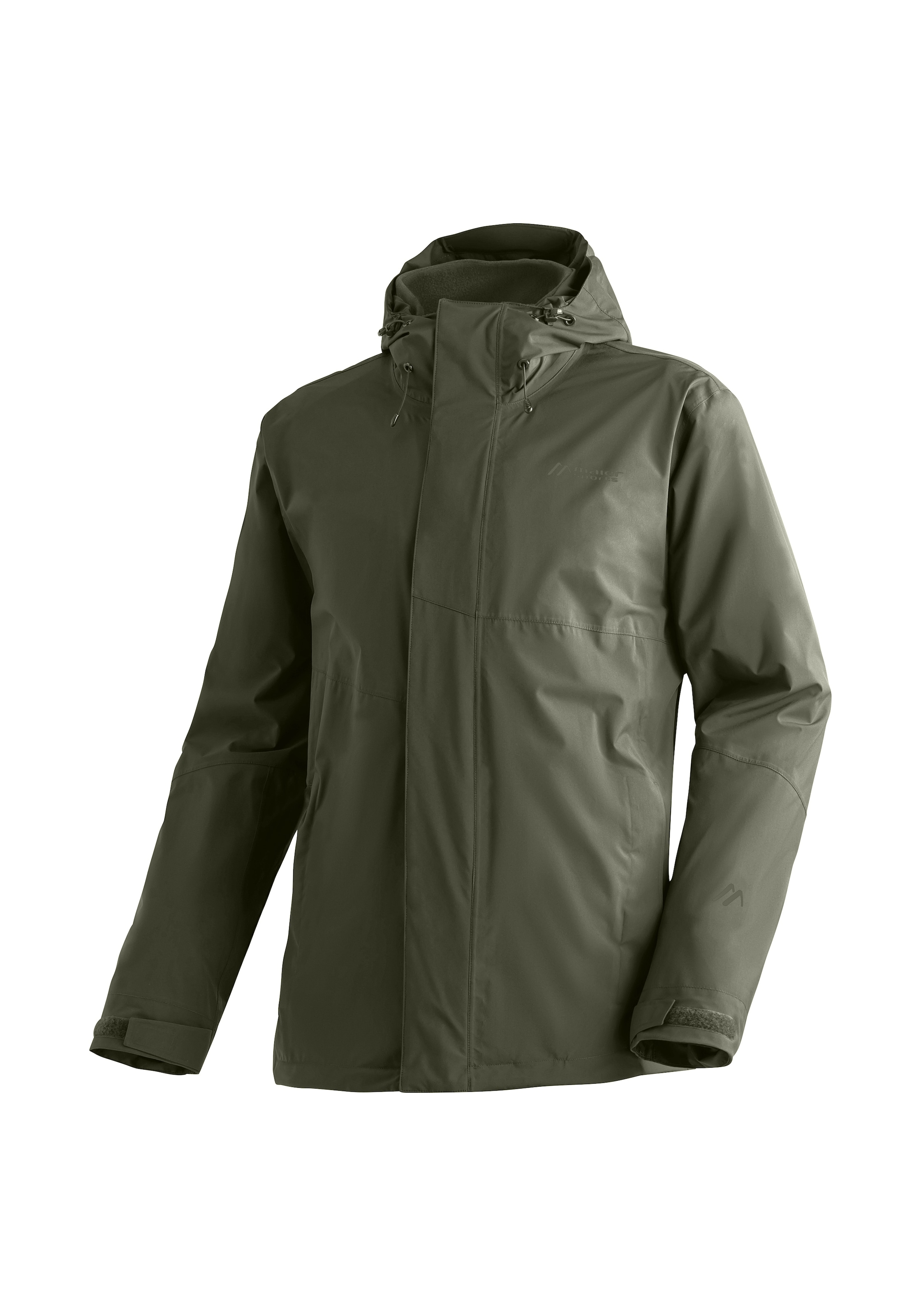 Maier Sports 1100000002199 "Metor 3in1 M" warme Herren Jacke mit Kapuze, Winterjacke wasserdicht atmungsaktiv