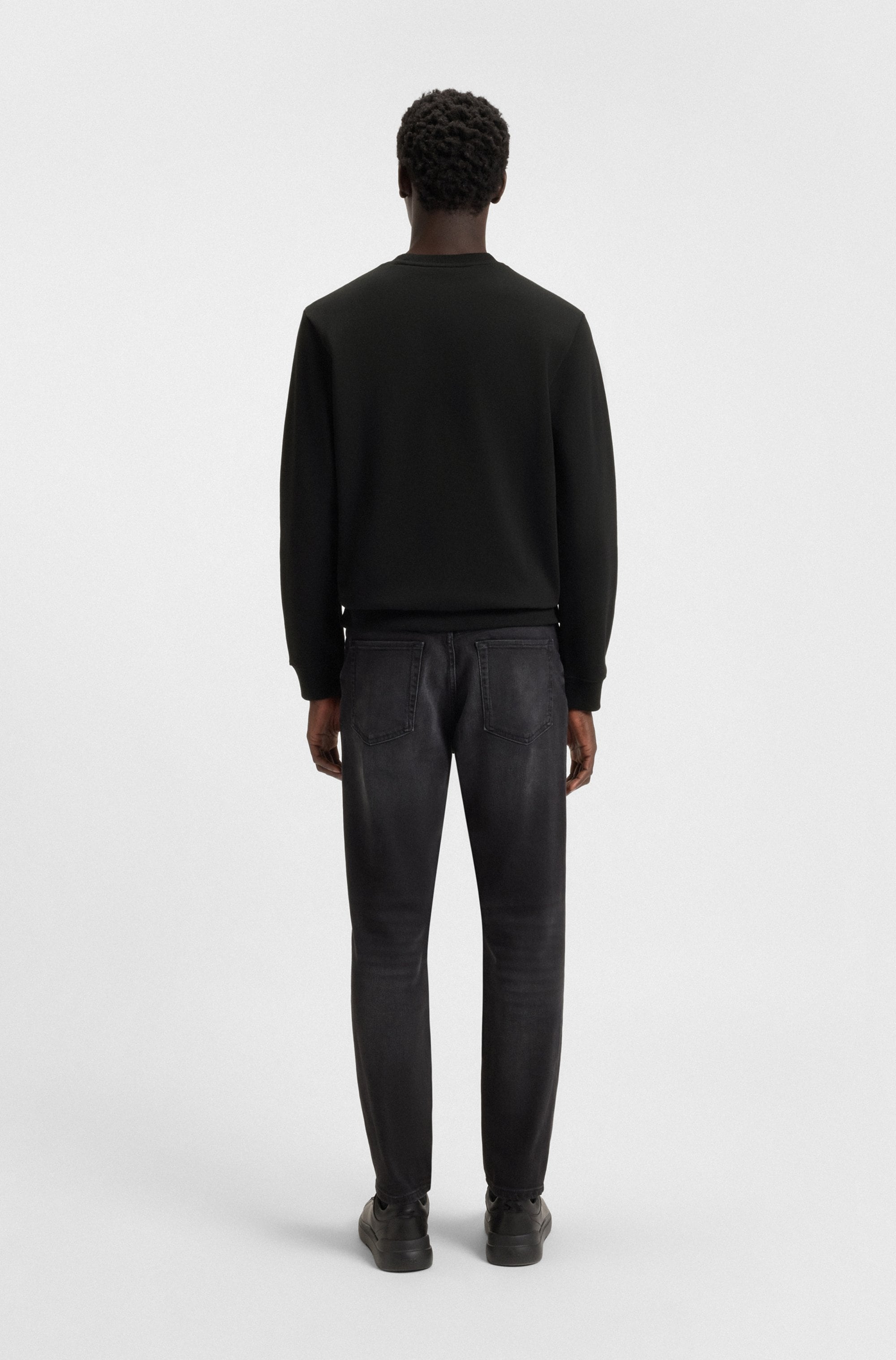 HUGO Sweatshirt »Diragol«, Rundhalsausschnitt, Regular Fit, HUGO Label
