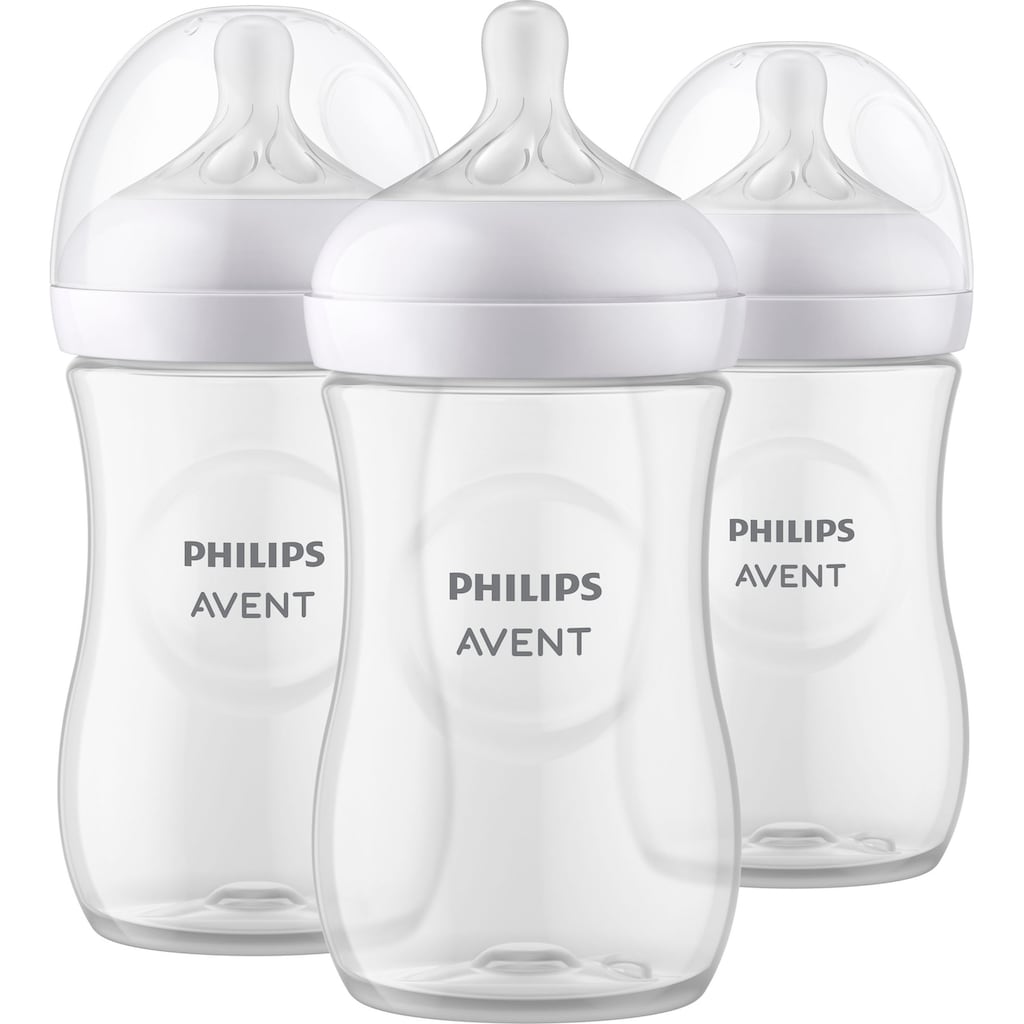 Philips AVENT Babyflasche »Natural Response SCY903/03«, 3 Stück, 260ml, ab dem 1. Monat