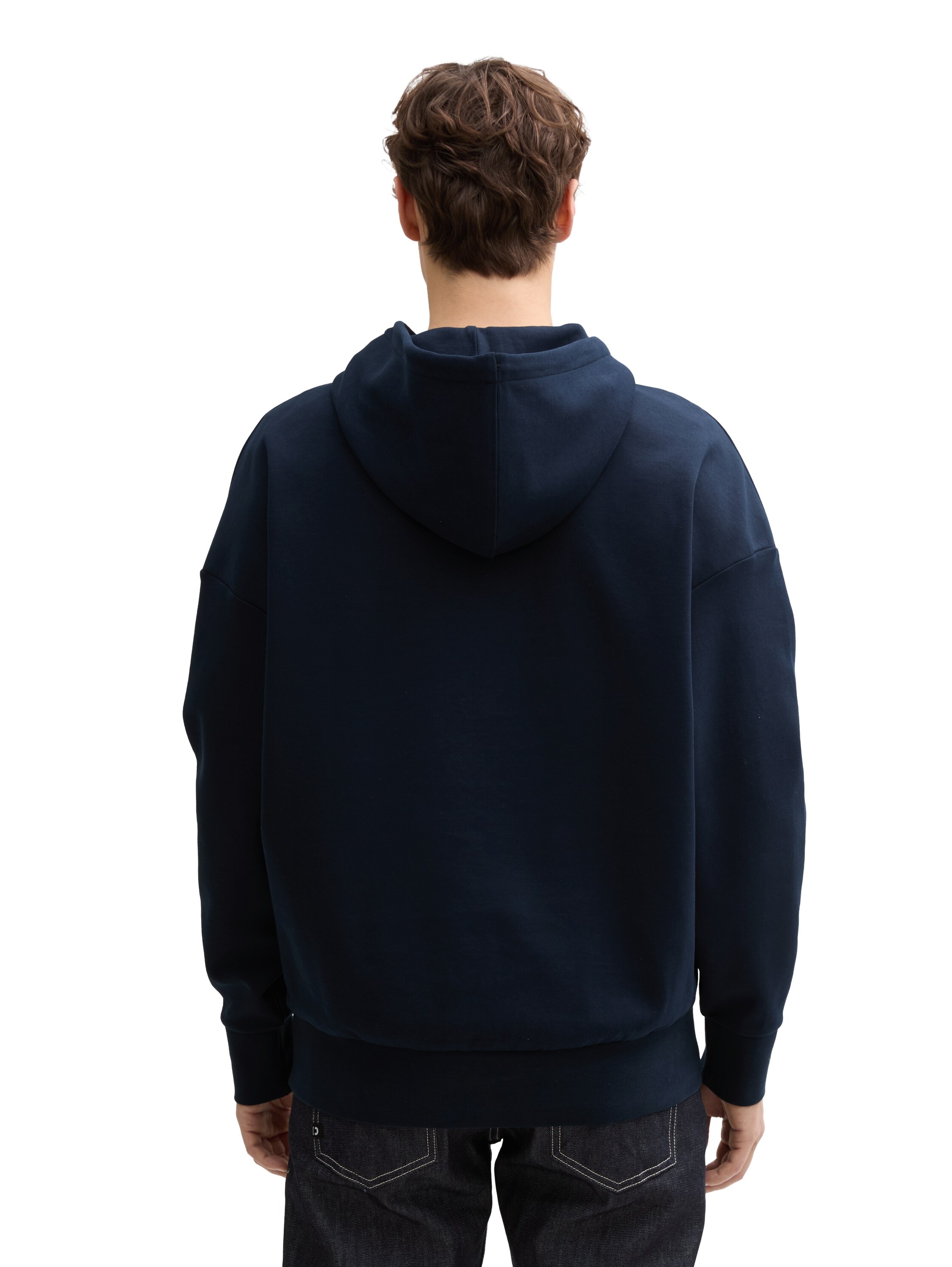 TOM TAILOR Denim Kapuzensweatshirt, mit Statement-Print