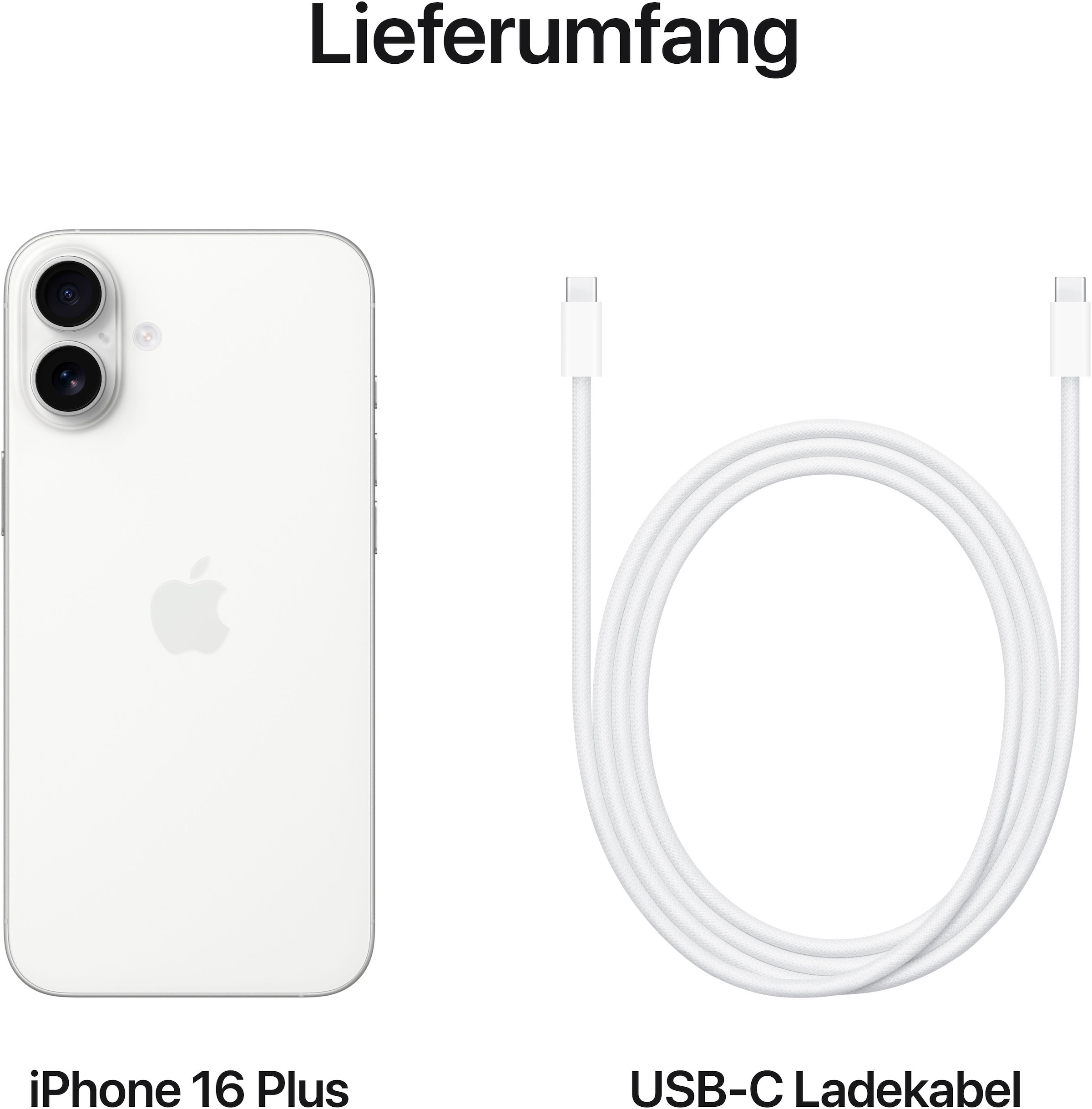 Apple Smartphone »iPhone 16 Plus«, Weiß