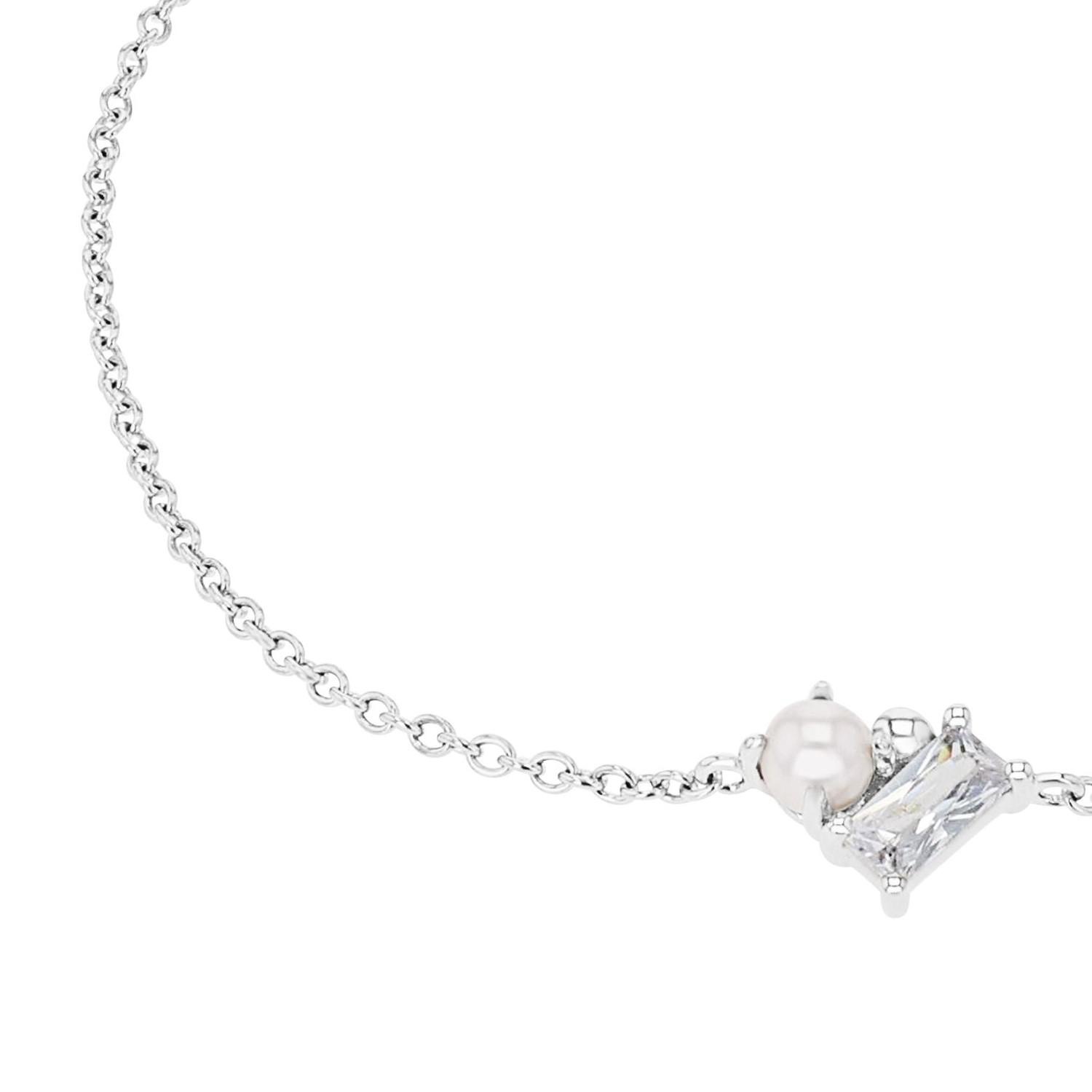 Amor Armband »Schmuck Geschenk« mit Zirkonia (synth.)   - mit Muschelkernperle