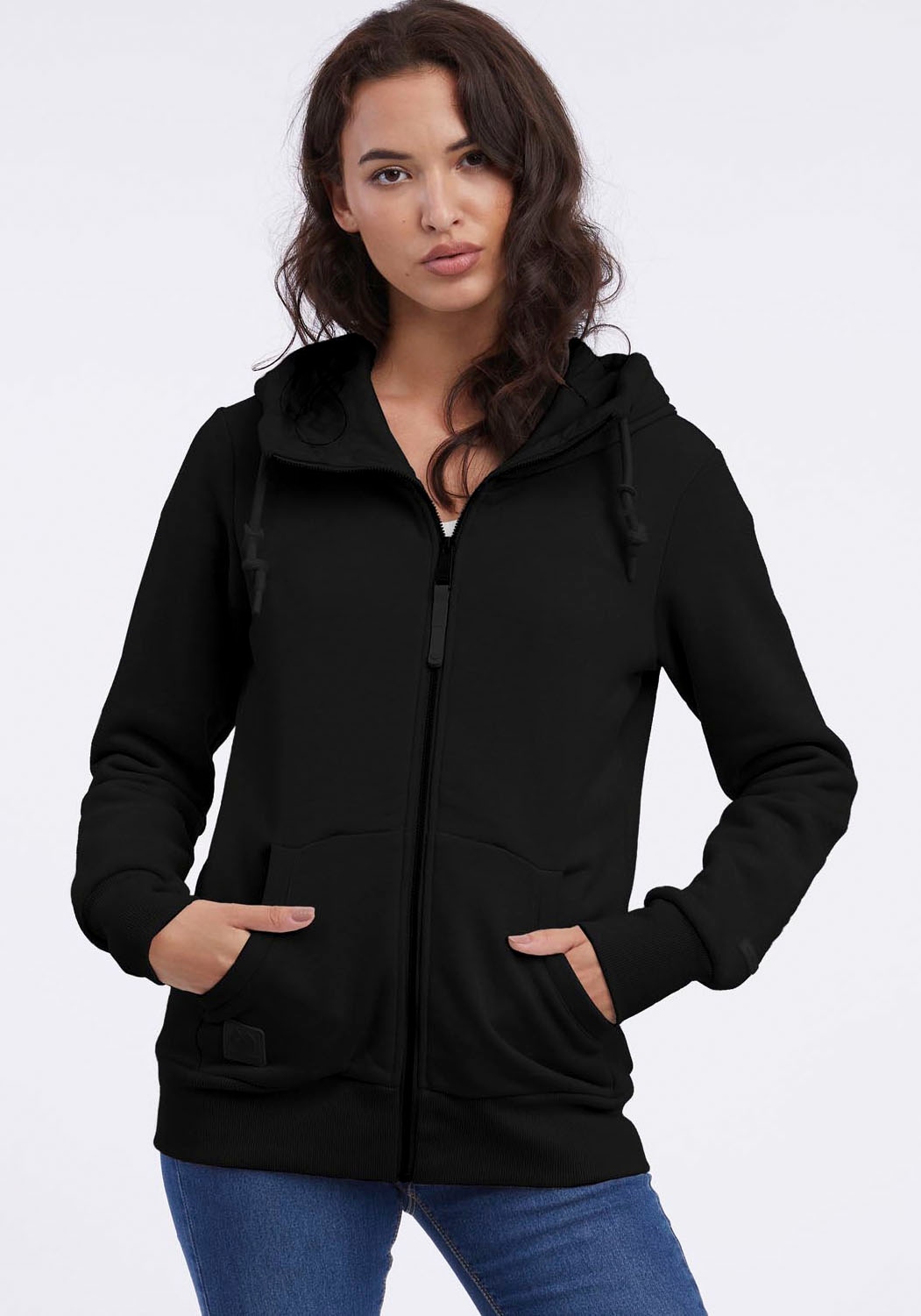 Ragwear Kapuzensweatjacke "NESKA ZIP COMFY CORE", von innen weich angeraute Sweatware