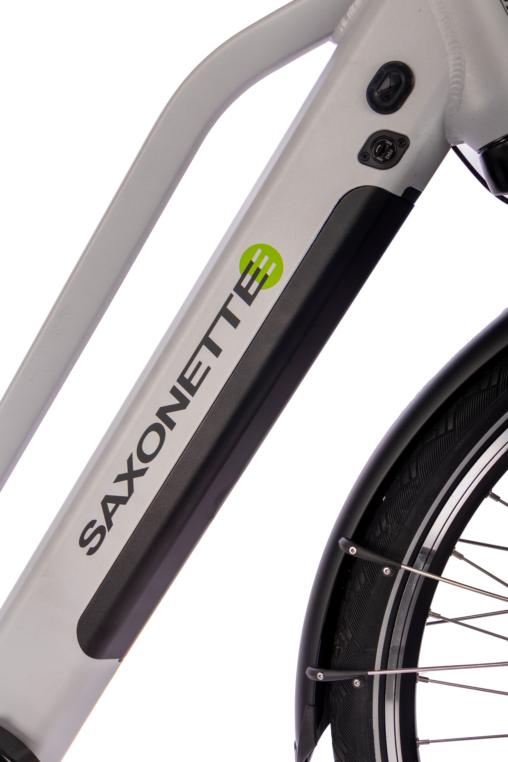 SAXONETTE E-Bike »Comfort Sport«, 9 Gang, Shimano, Alivio, Heckmotor 250 W, Pedelec, E-Bike für Damen u. Herren, Cityrad, integr. Rahmenschloss