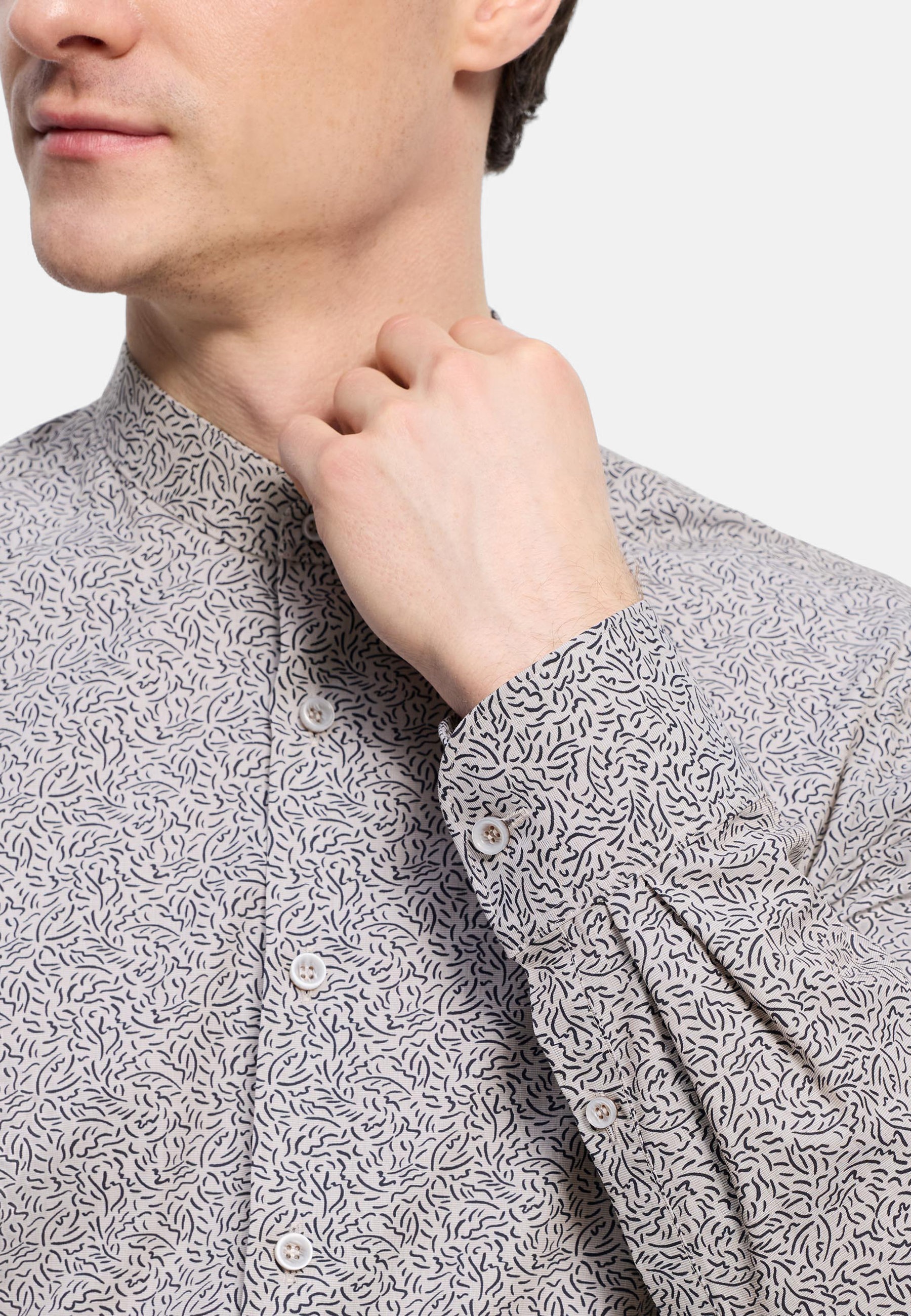 OLYMP Businesshemd »OLYMP Level Five, body fit, Stehkragen«