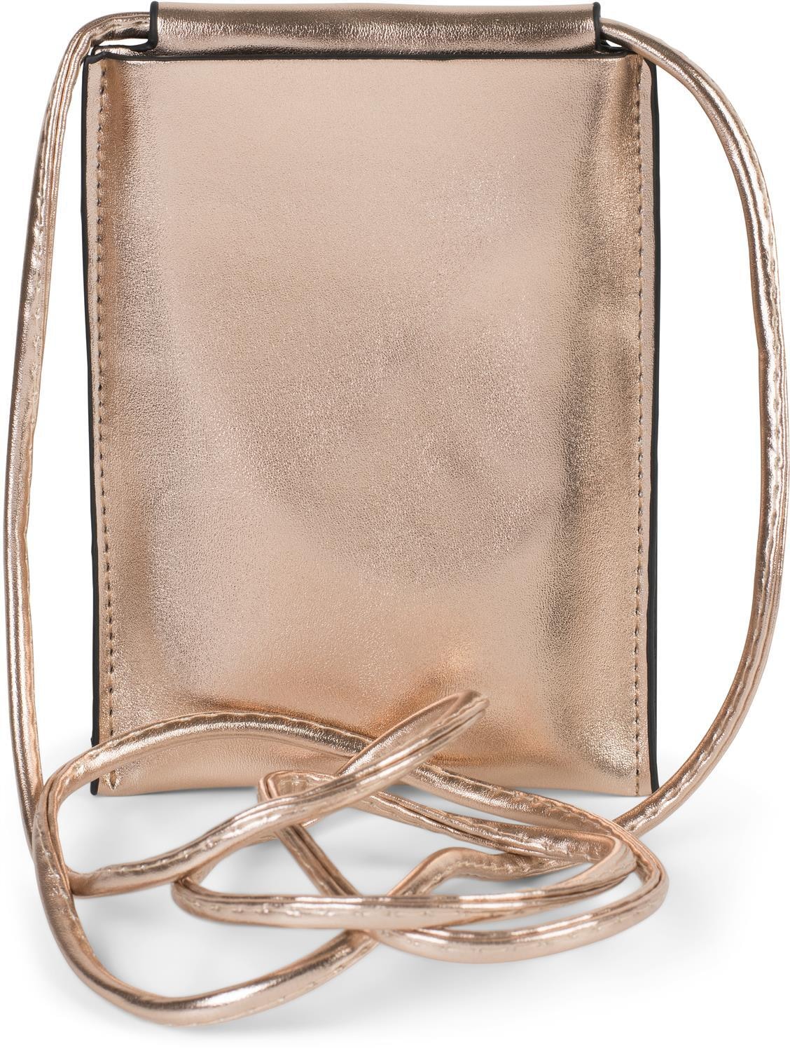 styleBREAKER Smartphonetasche "Handy Umhängetasche Metallic"