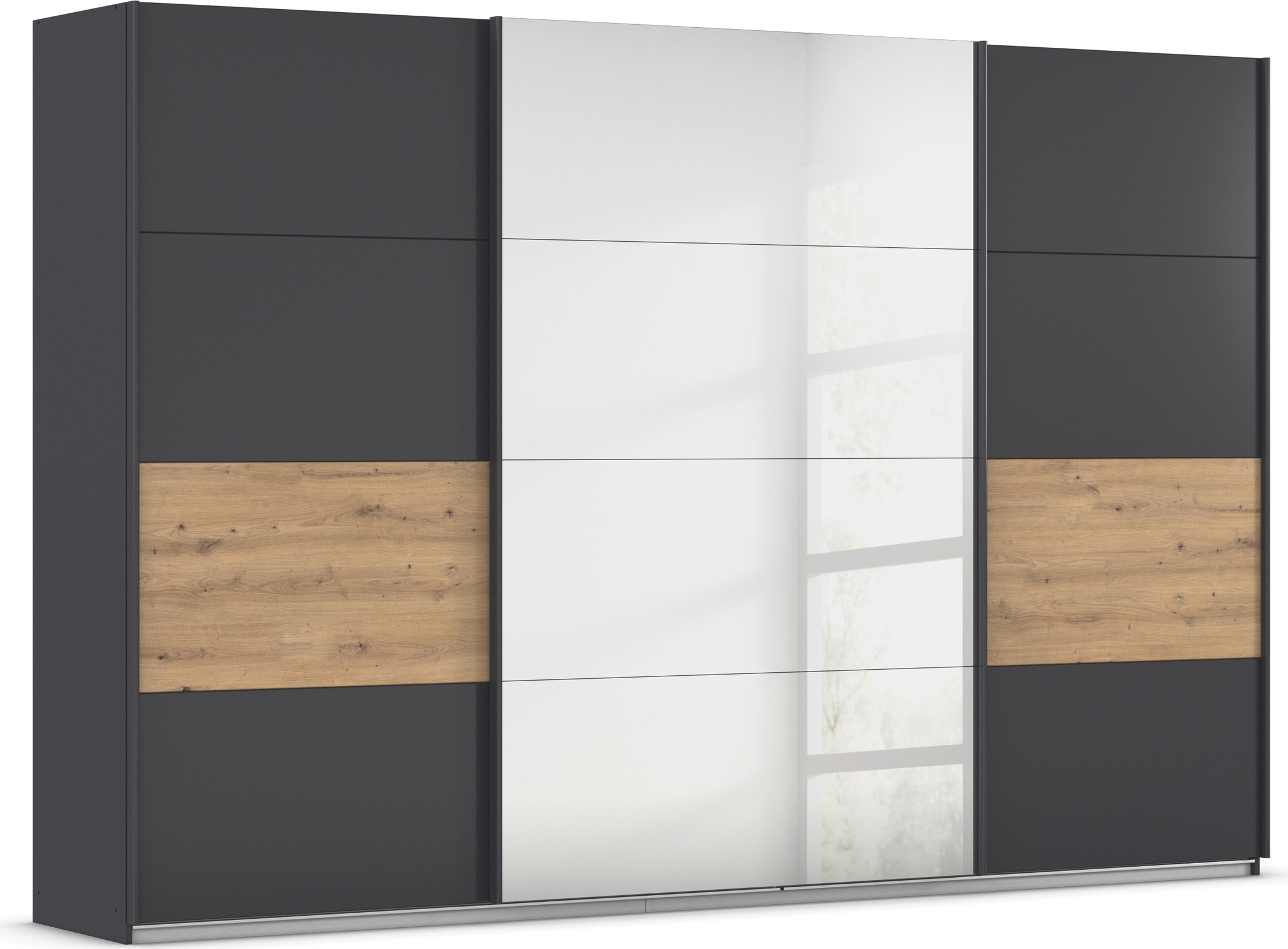 OTTO home "Mehrzweckschrank Aktenschrank Möbel Mietswohnung Schlafzimmer CORTONA" Breiten 203/271/315/360 cm, Höhen 210/229 cm, inkl. Inneneinteilung, 2 Stoffboxen extra Einlegeböden MADE IN GERMANY
