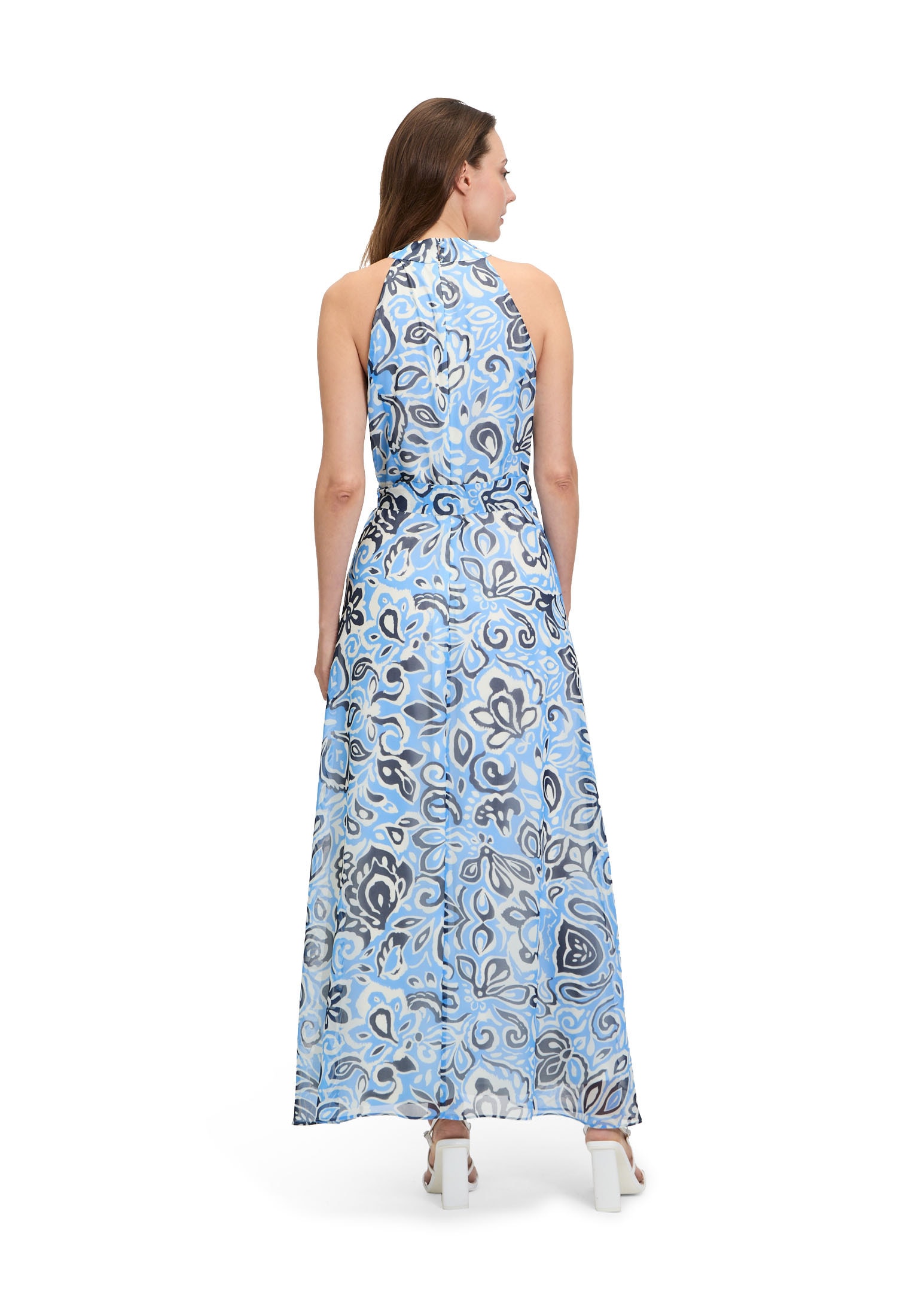 Betty&Co Chiffonkleid »Betty & Co Chiffonkleid ohne Arm«, Nahtführung