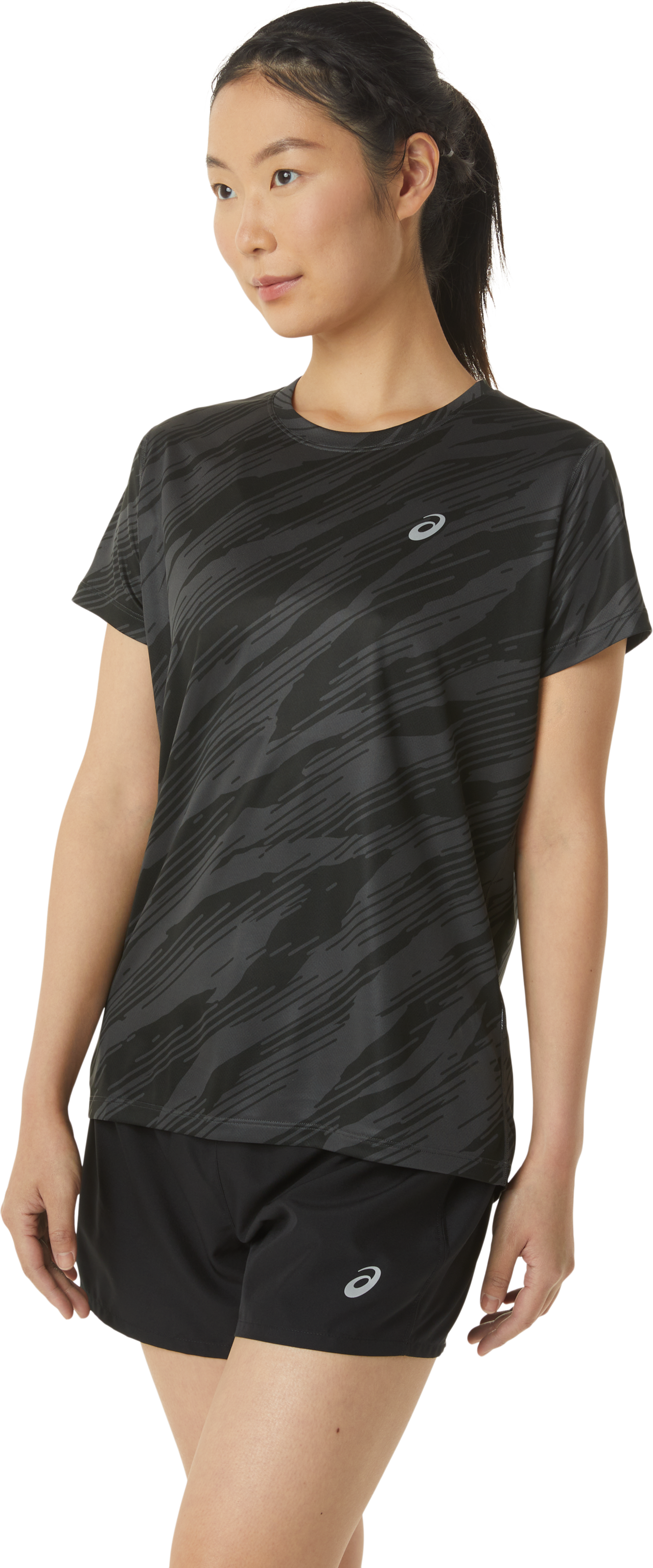 Asics Laufshirt "CORE ALL OVER PRINT SHORTSLEEVE TOP"