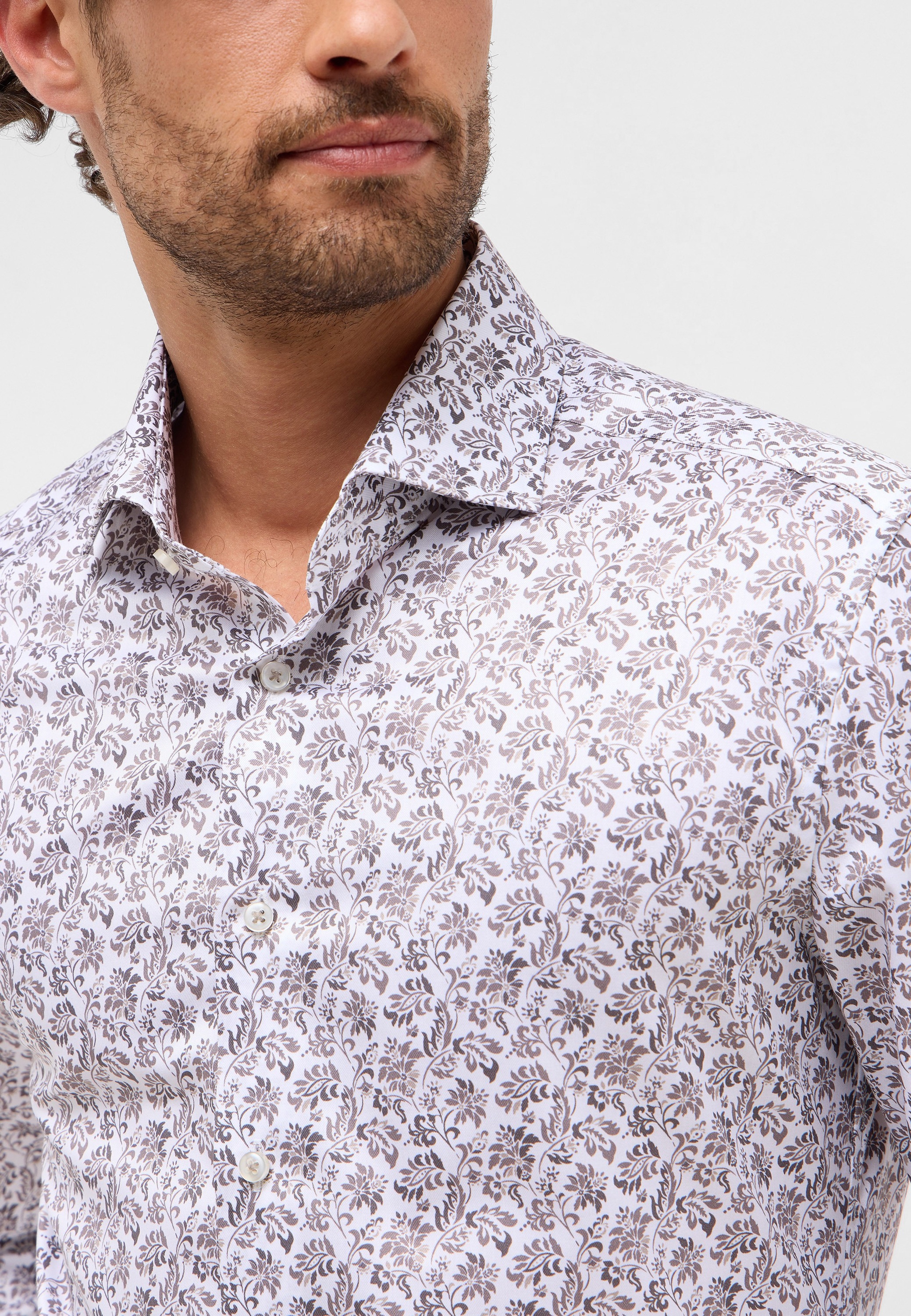 Eterna Langarmhemd »SLIM FIT«, NON IRON (bügelfrei)