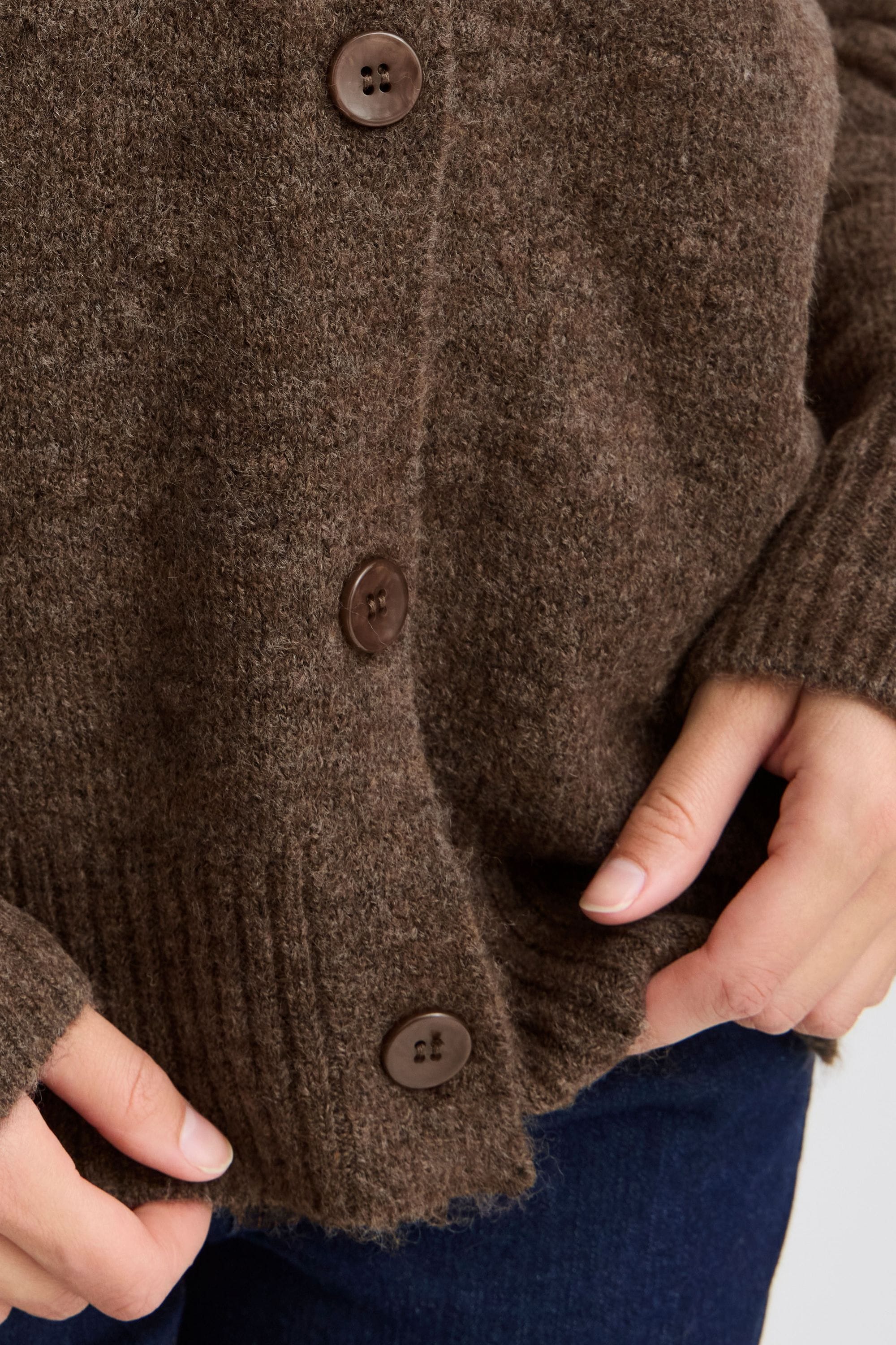 fransa Strickjacke »Strickjacke FRELISE CAR 1«