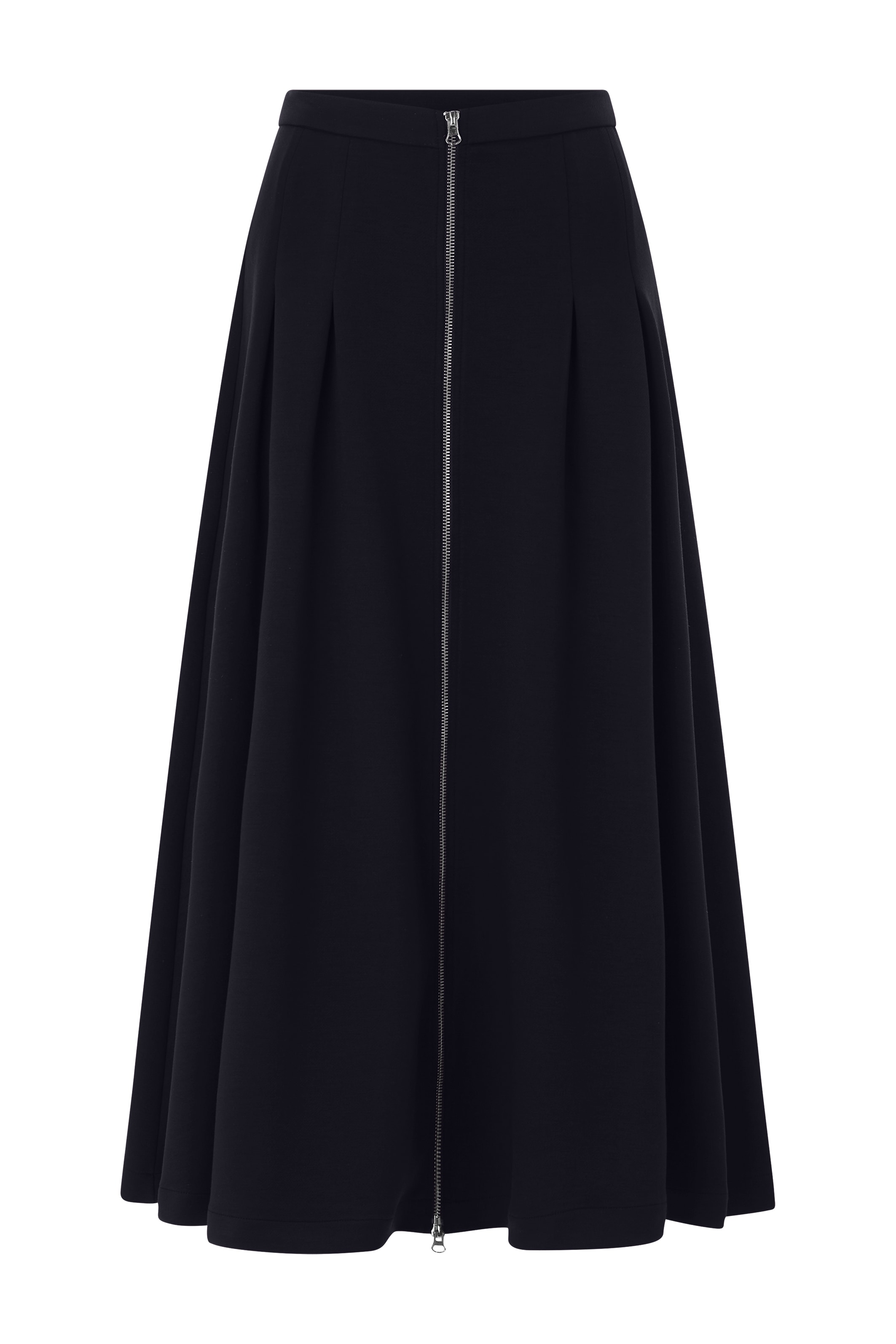 RICHROYAL Jerseyrock mit 2-Wege-Reißverschluss