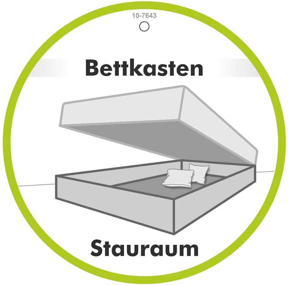 Jockenhöfer Gruppe Boxspringbett »Amy«, mit Bettkasten und Kaltschaum-Topper, erhältlich in 140 & 180cm Breite