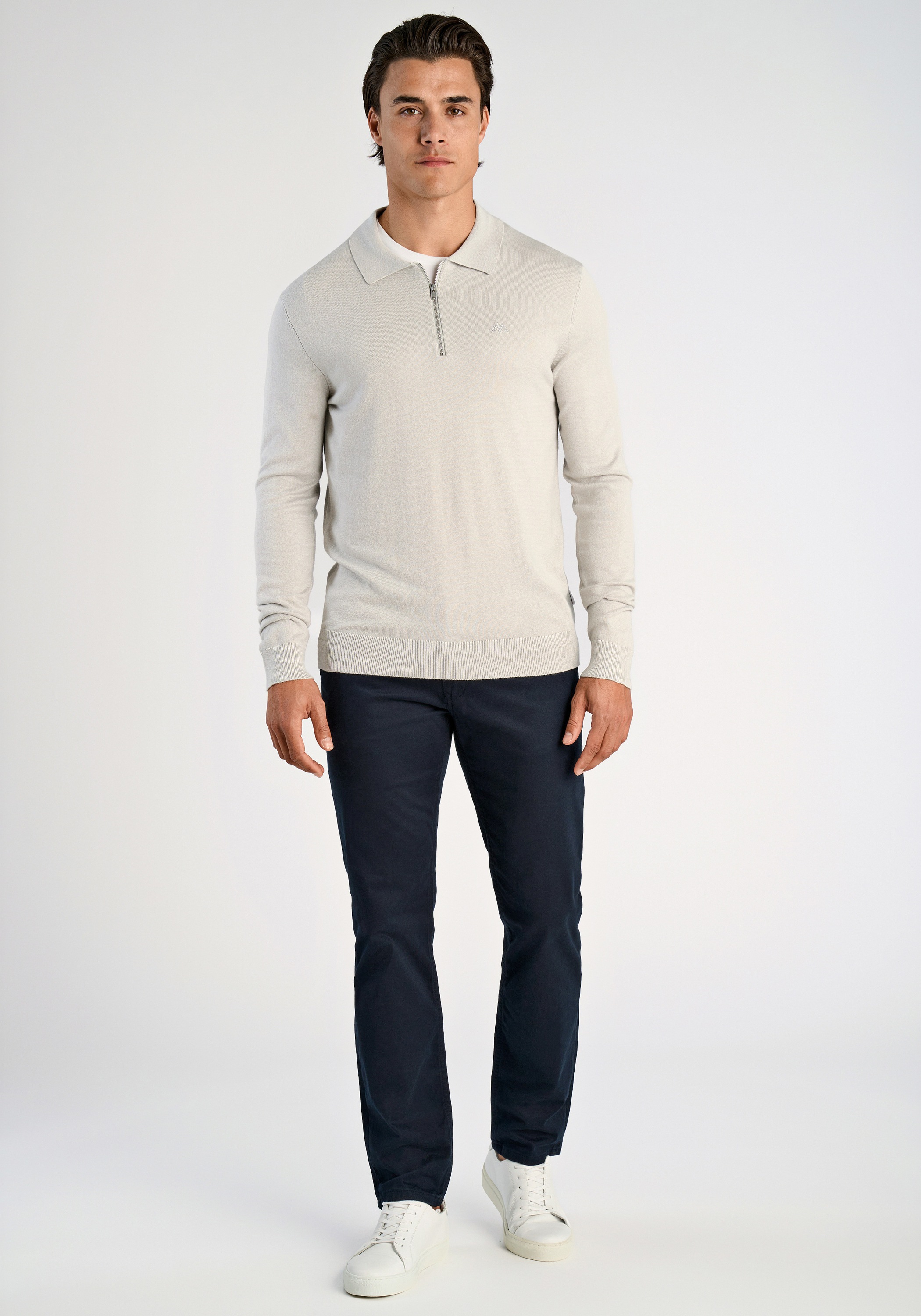 LINDBERGH Langarm-Poloshirt »Lindbergh Troyer«
