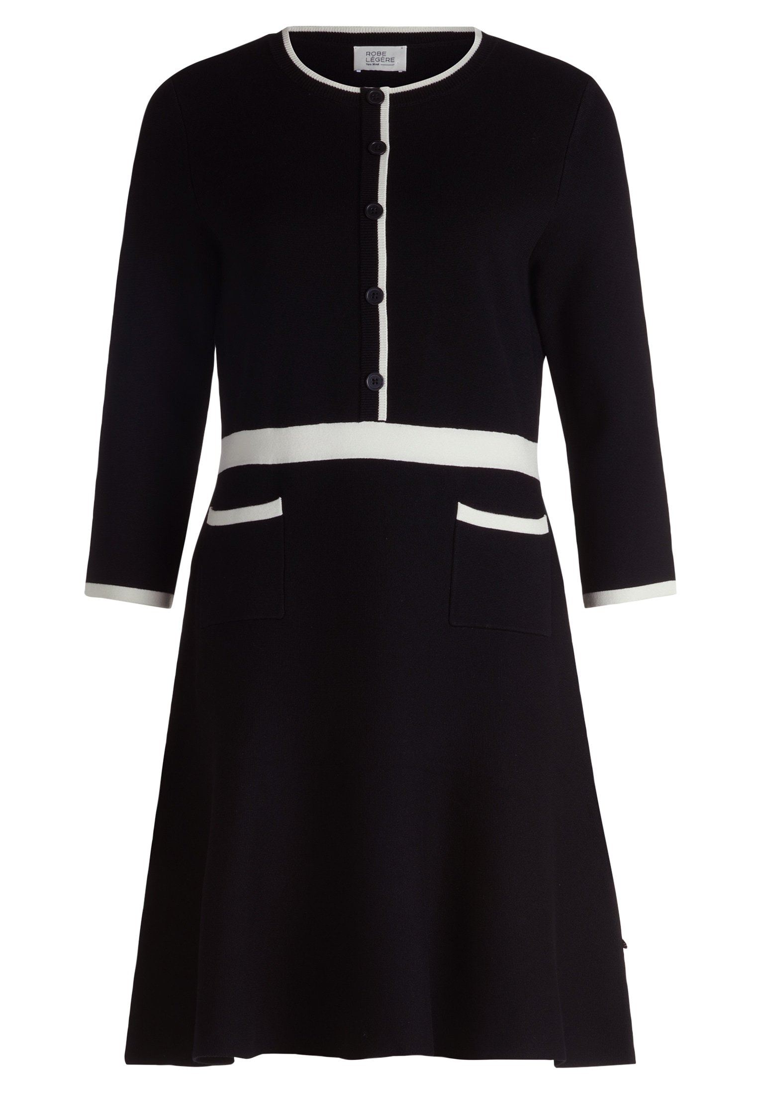 Vera Mont Strickkleid »Vera Mont Damen Strickkleid mit Rundhalsausschnitt«