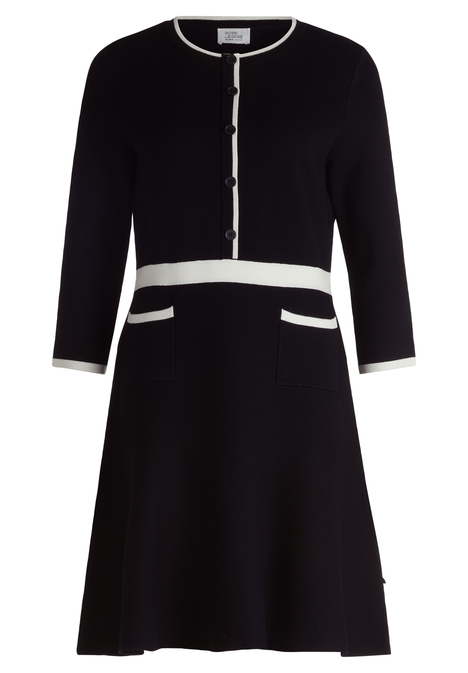 Vera Mont Strickkleid "Vera Mont Damen Strickkleid mit Rundhalsausschnitt" günstig online kaufen