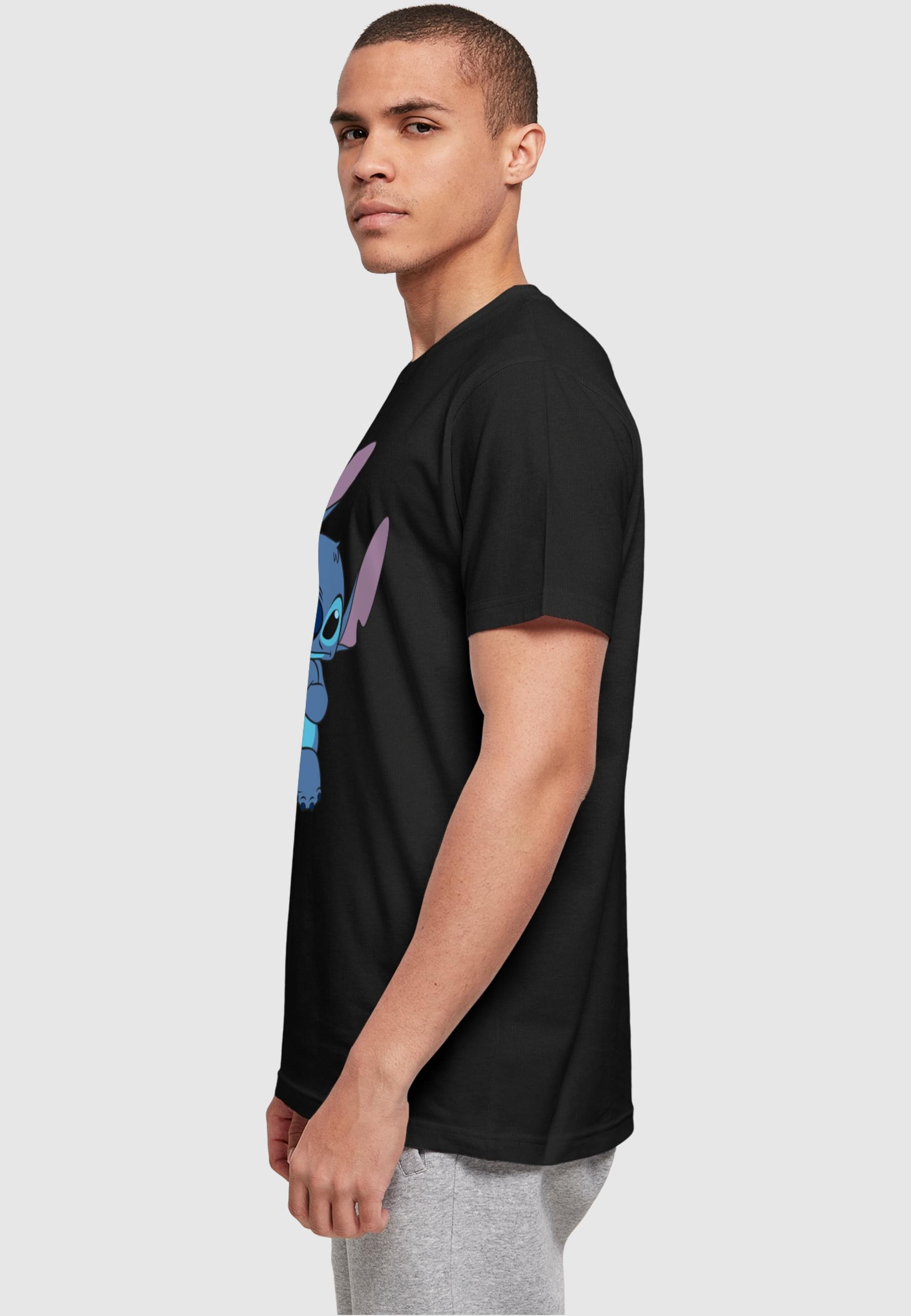 ABSOLUTE CULT T-Shirt »ABSOLUTE CULT Herren Lilo And Stitch - Posing Basic T-Shirt«, (1 tlg.)