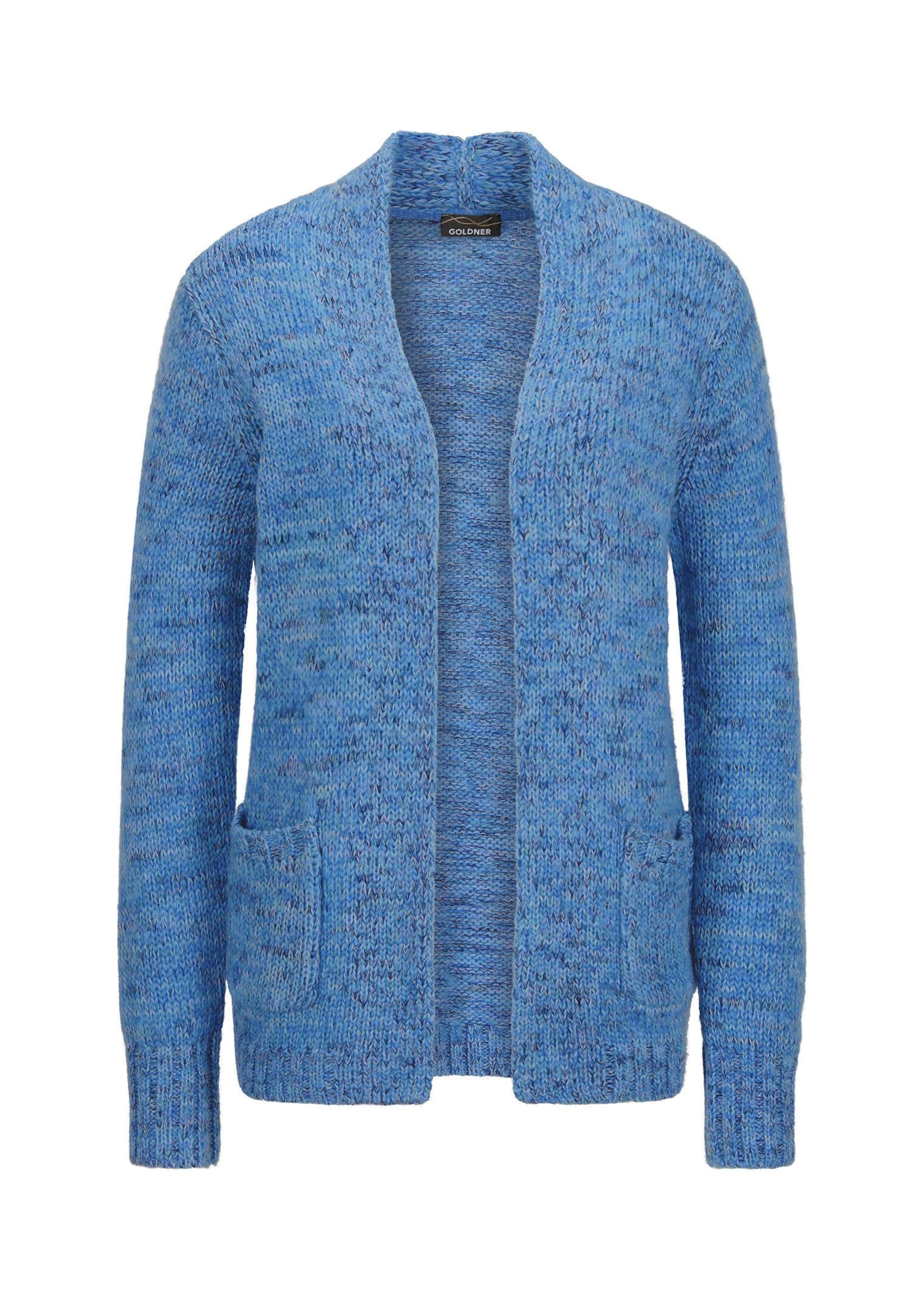 GOLDNER Strickjacke "Langarm Melange-Cardigan, flauschig" Melange-Optik günstig online kaufen