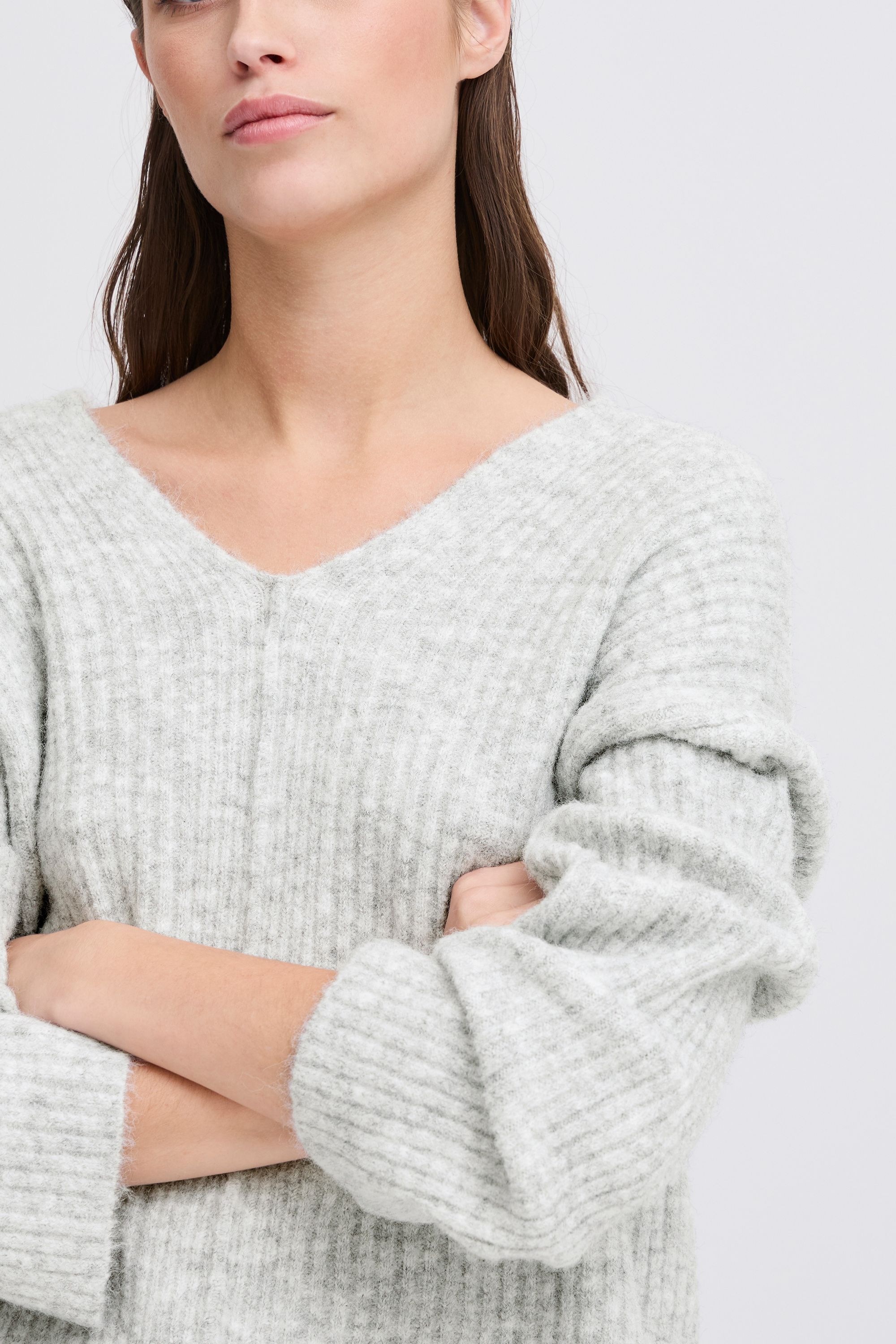 b.young Strickpullover »Strickpullover BYOMEA V-NECK JUMPER -«