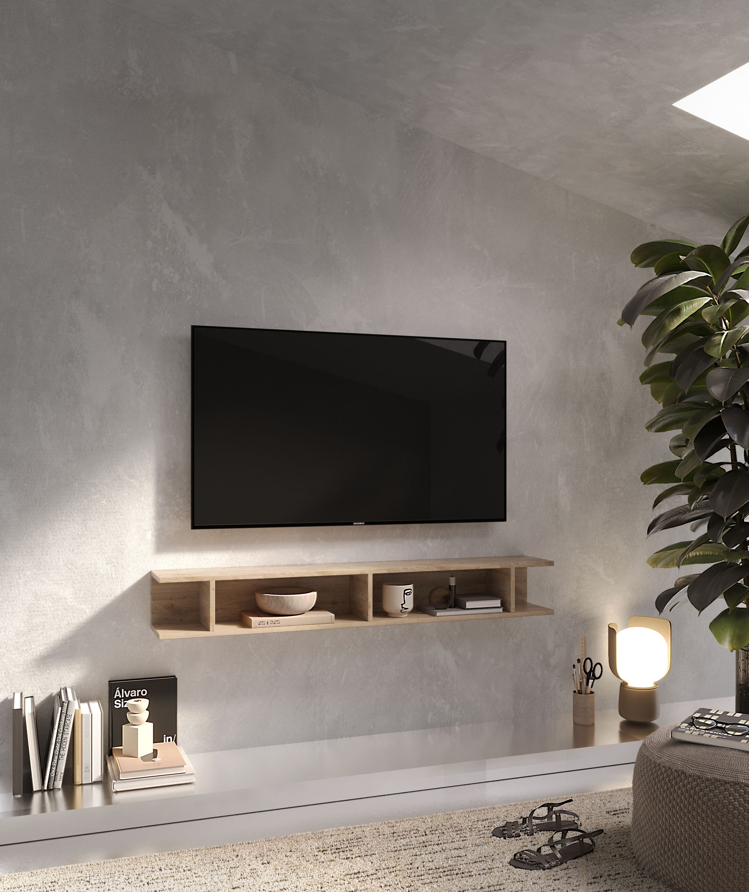 Home affaire Wandregal "Infinity" Breite 138 cm, senkrecht oder waagerecht günstig online kaufen