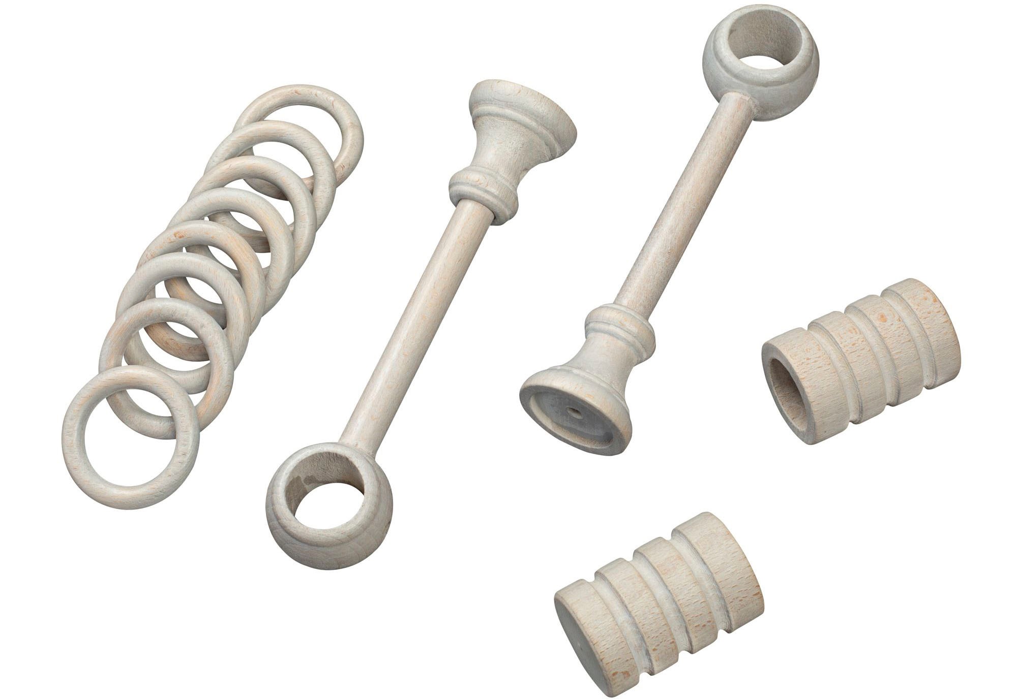 SN DECO GROUP Gardinenstange »Pisa«, 1 läufig-läufig, Fixmaß