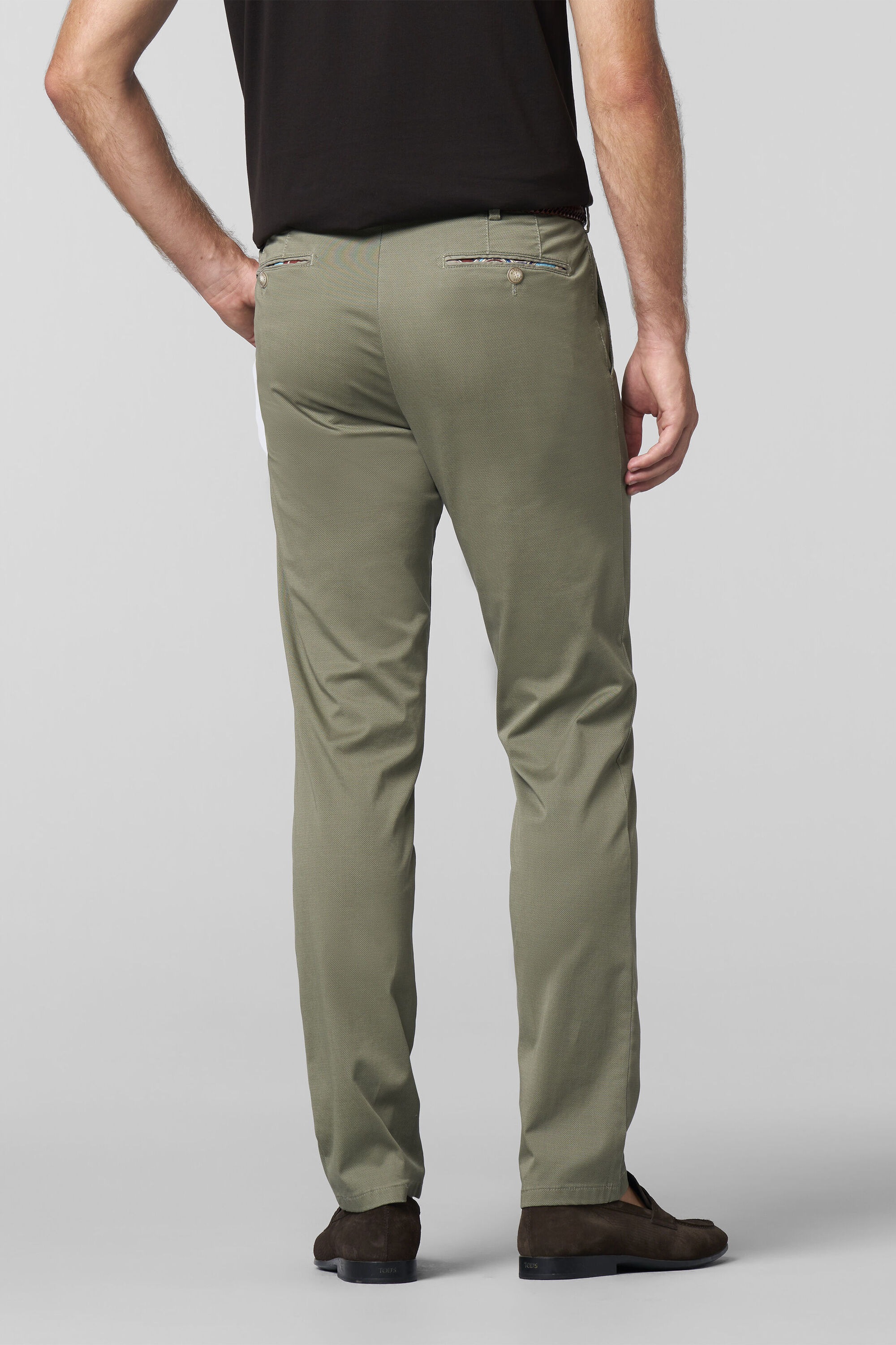 MEYER Chinos »BONN Art.1-5063«, mit buntgewebtem Innenfutter